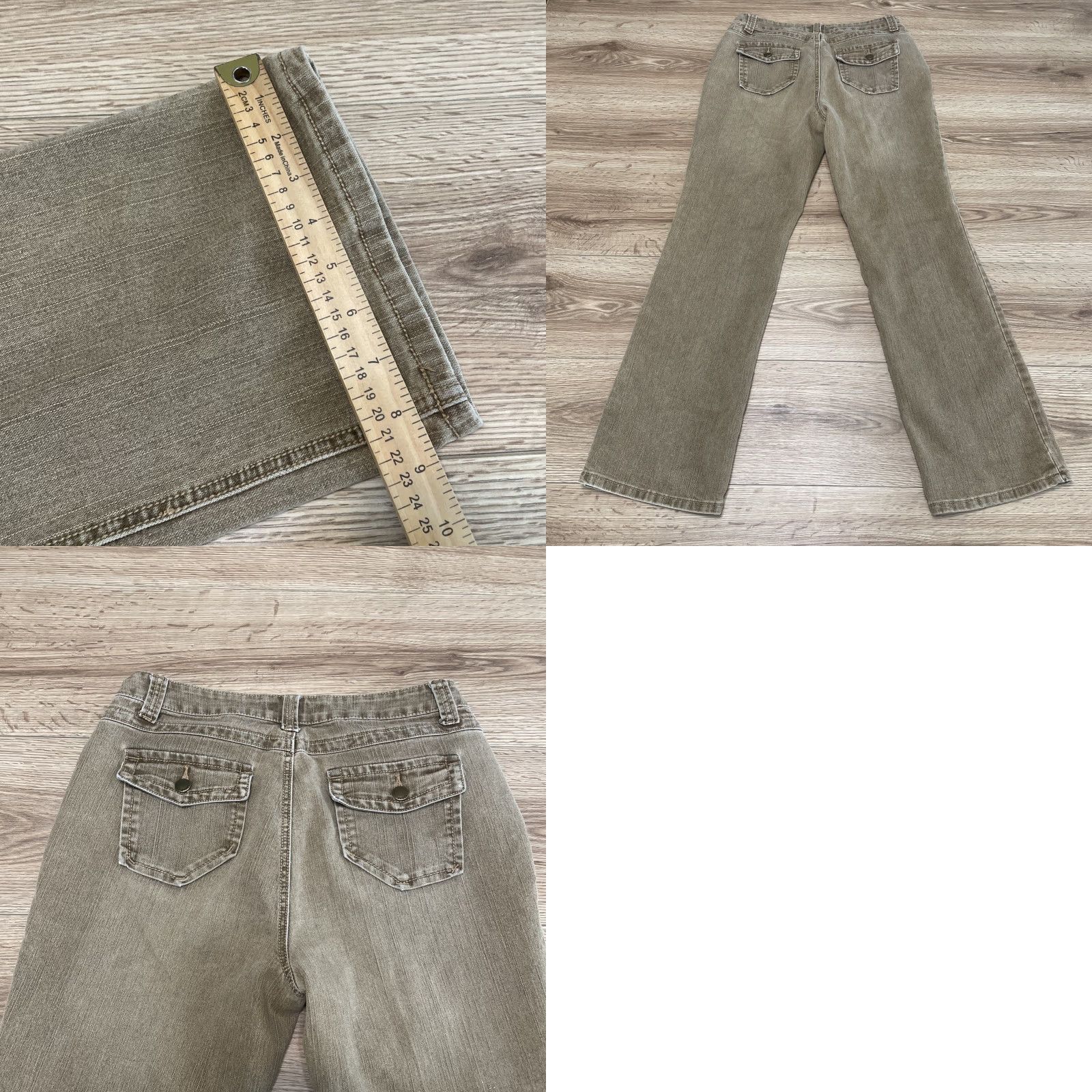 Vintage VINTAGE Baccini Women's Jeans Straight Leg Size 10 Brown Pockets Size 32" / US 10 / IT 46 - 8 Thumbnail