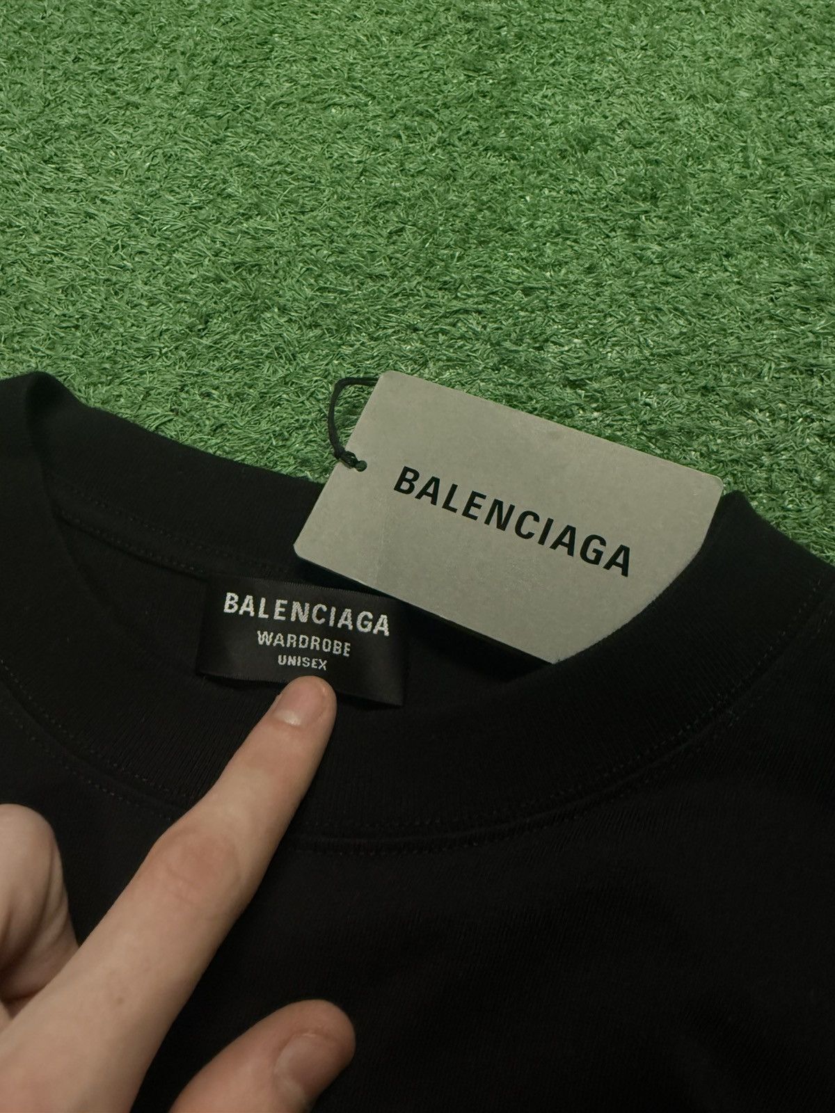 Balenciaga Black balenciaga copyright logo tee Size US XL / EU 56 / 4 - 3 Thumbnail