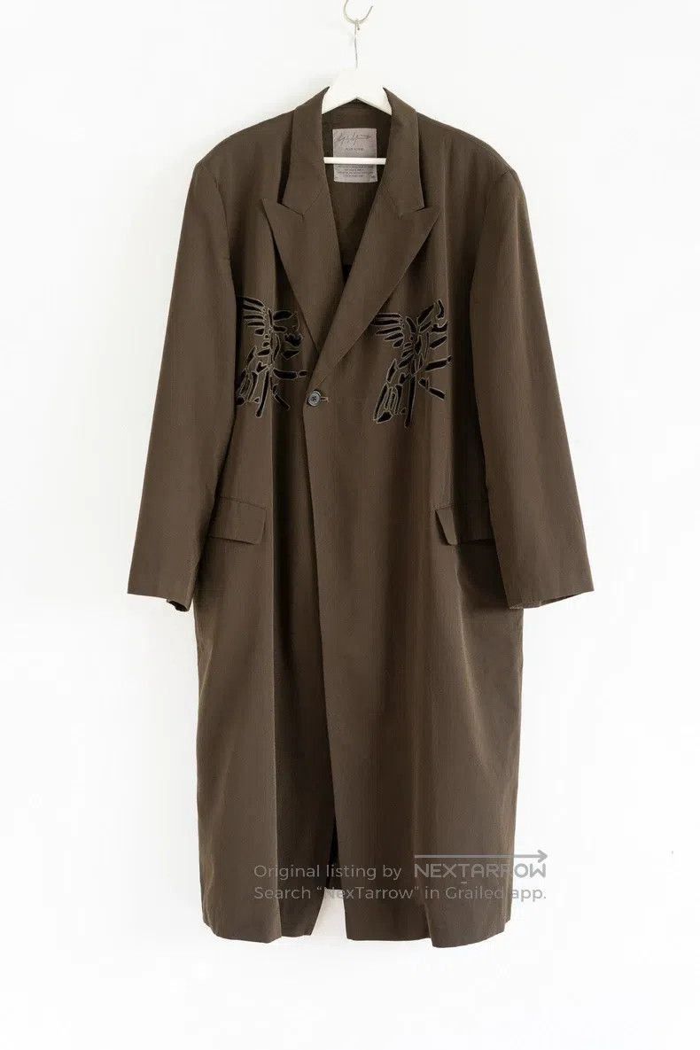 Yohji Yamamoto YOHJI YAMAMOTO Flower and Youth Hollow Out Overcoat Size US M / EU 48-50 / 2 - 1 Thumbnail