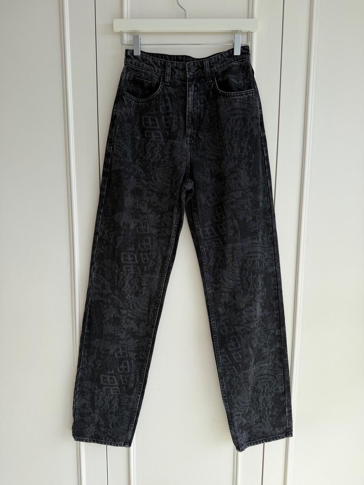 Ksubi new ksubi womens denim jeans playback black print grey 26 8 Size 26" / US 2 / IT 38 - 2 Thumbnail