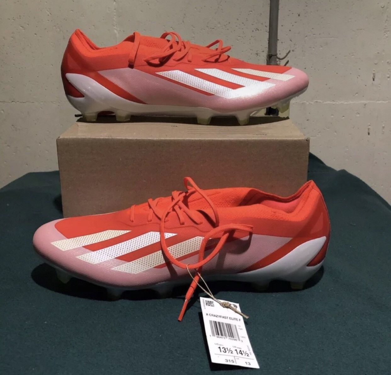 Adidas Size 13.5 - adidas Men's X Crazyfast+ FG Size US 13 / EU 46 - 1 Thumbnail