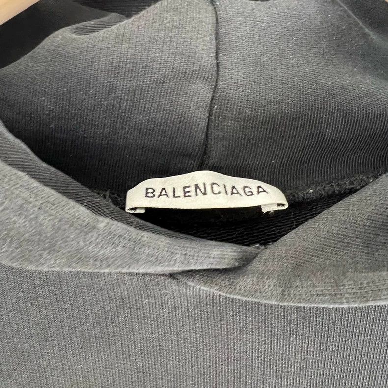 Other Balenciaga Black band logo print hoodie Size US M / EU 48-50 / 2 - 4 Thumbnail