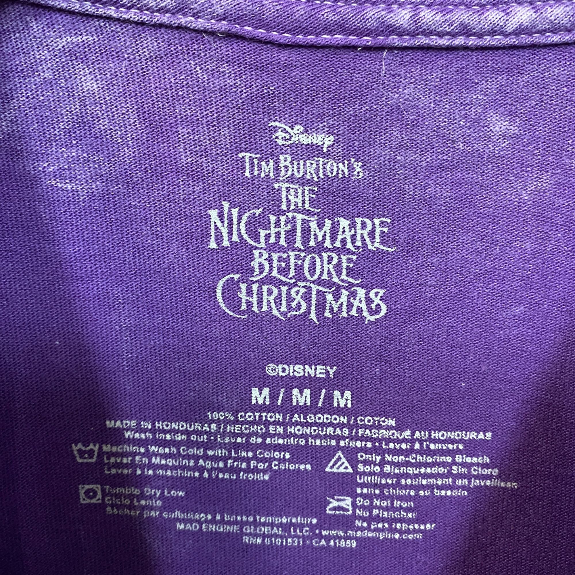 Disney The Nightmare Before Christmas Jack Skellington Sun T-Shirt Size US M / EU 48-50 / 2 - 4 Thumbnail