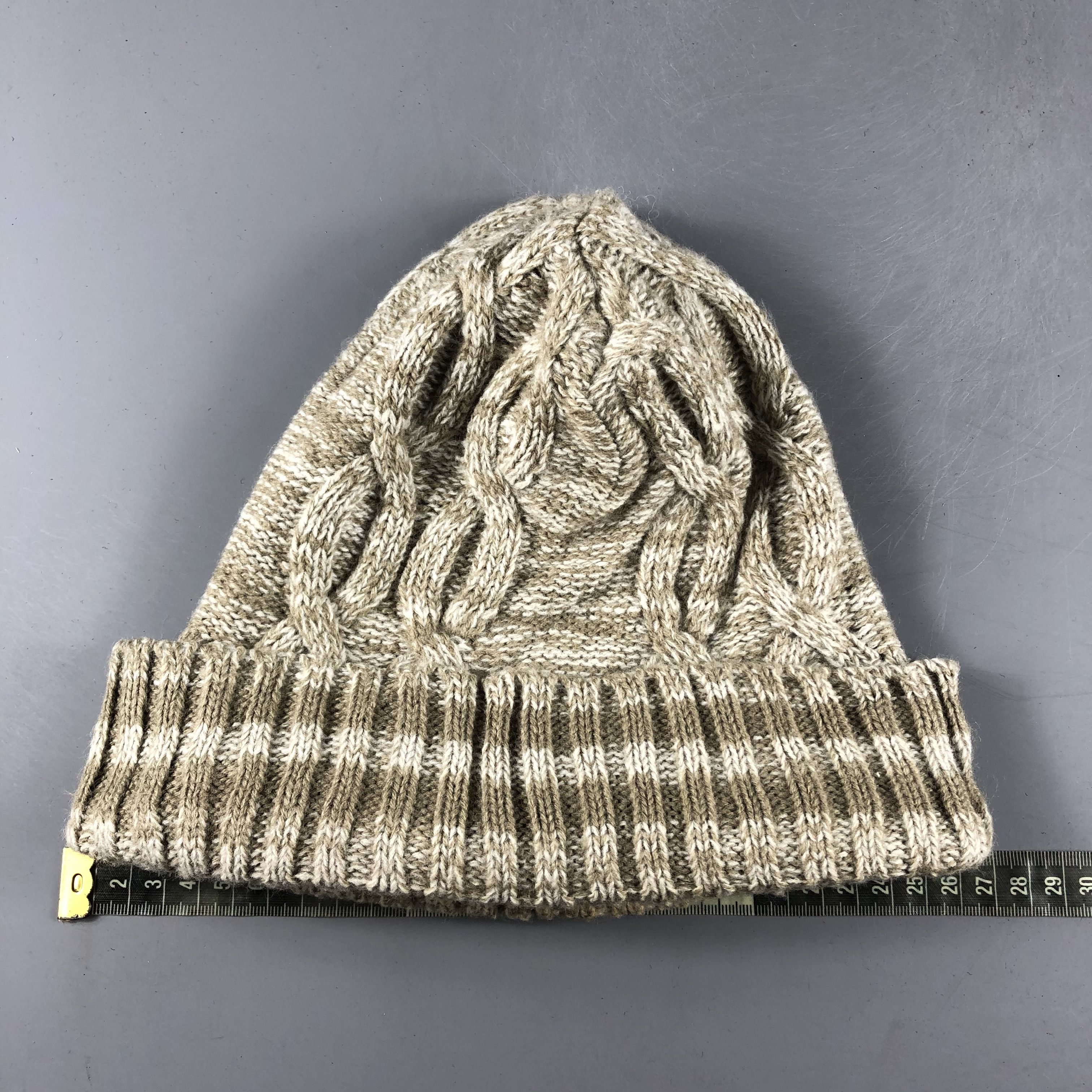 Japanese Brand × Vintage Unknown Aran Isle Beanie Snow Hat Snow Cap -D322 Size ONE SIZE - 3 Thumbnail