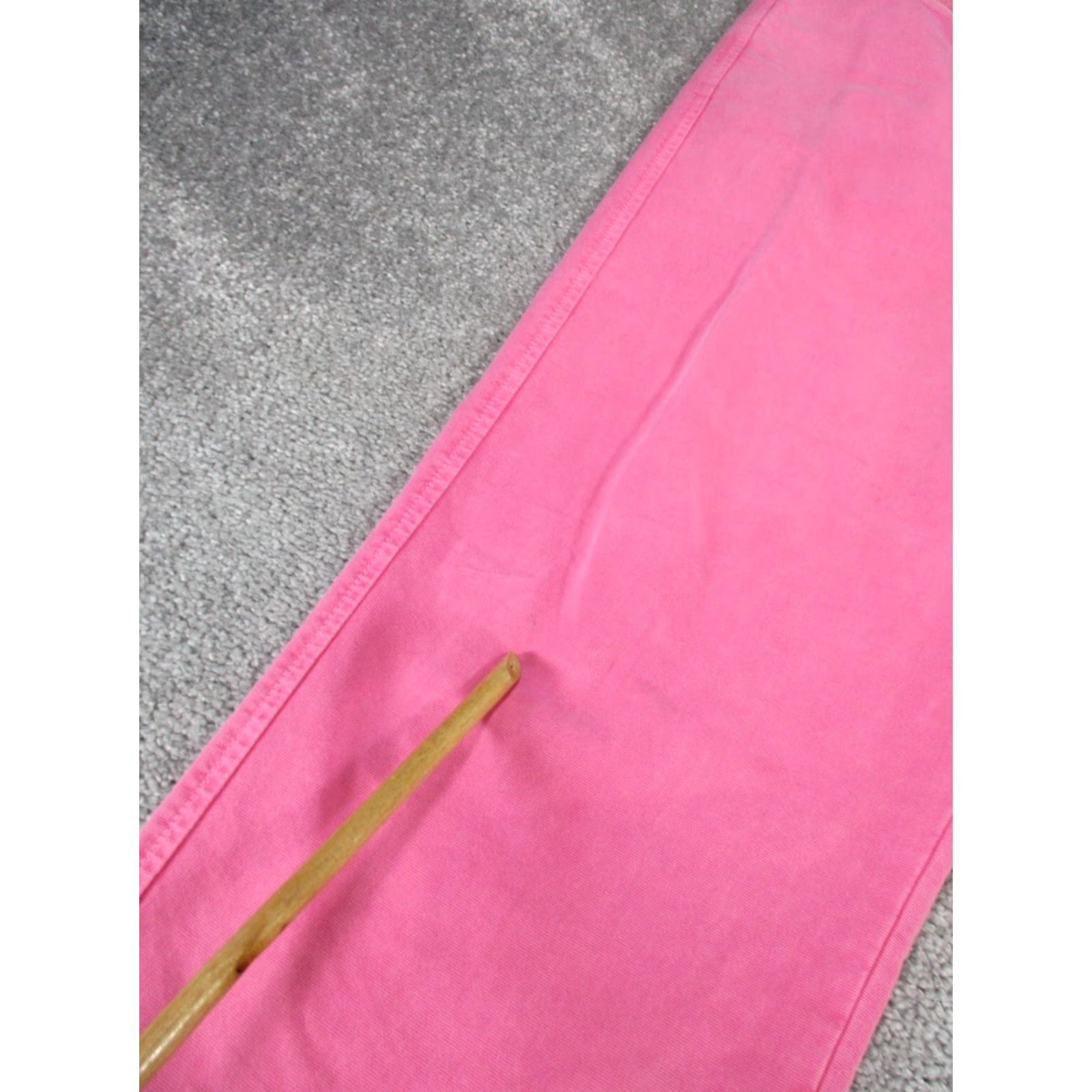 Vintage Oliver Ridley Chino Pants Womens Regular 40 Pink Solid Size 27" / US 4 / IT 40 - 2 Thumbnail