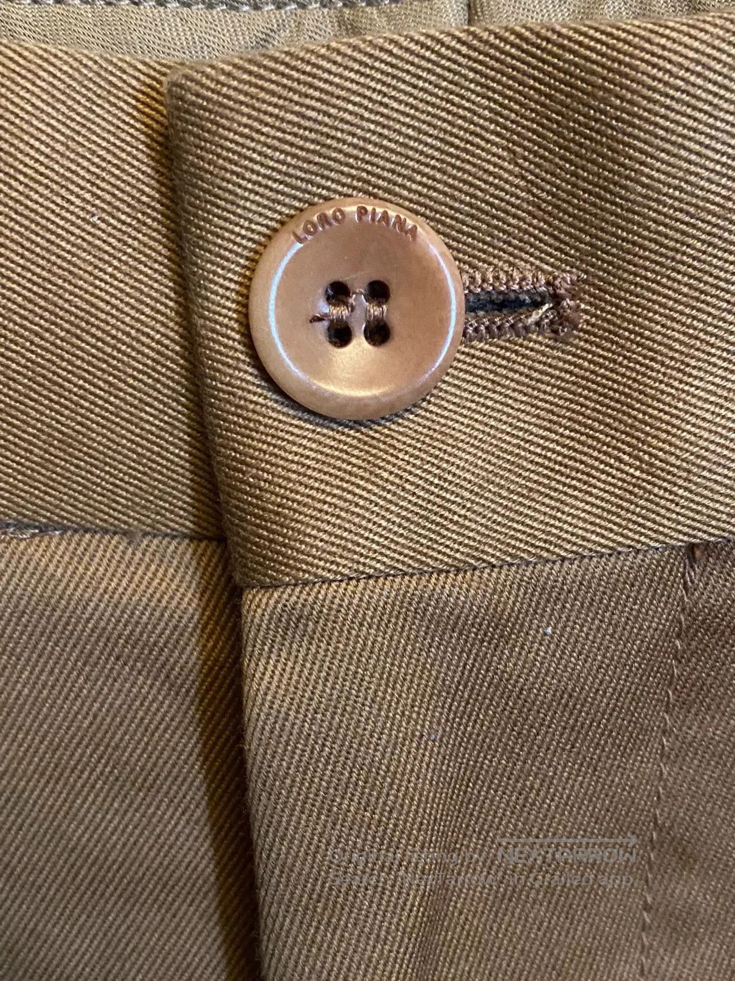 Loro Piana Loro Piana Men's Khaki Casual Trousers. Size US 32 / EU 48 - 3 Thumbnail