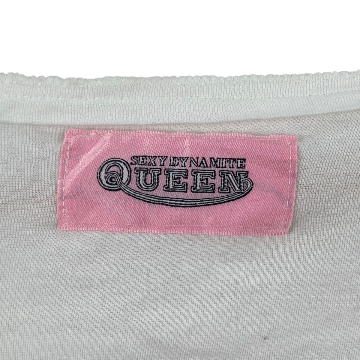 Vintage SEXY DYNAMITE QUEEN Brand Seditionaries Punk Print Shirt Size S / US 4 / IT 40 - 4 Thumbnail
