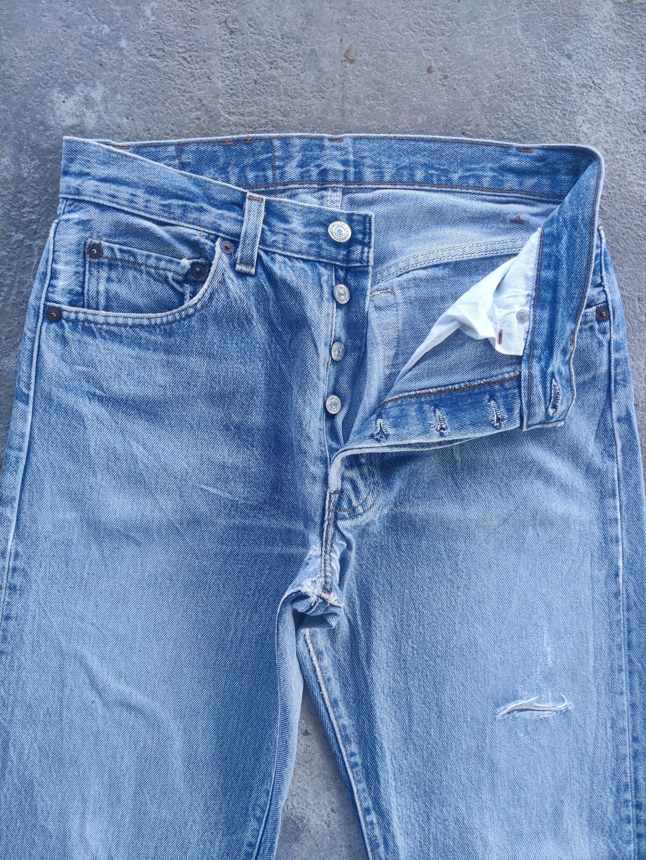 Levi's Vintage Levi's Brand Button Distressed Faded Pants Size US 29 - 3 Thumbnail