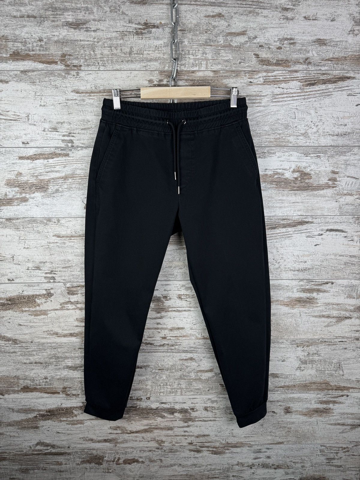 Global Work Mens Vintage Global Work Casual pants black joggers size M Size US 32 / EU 48 - 2 Thumbnail