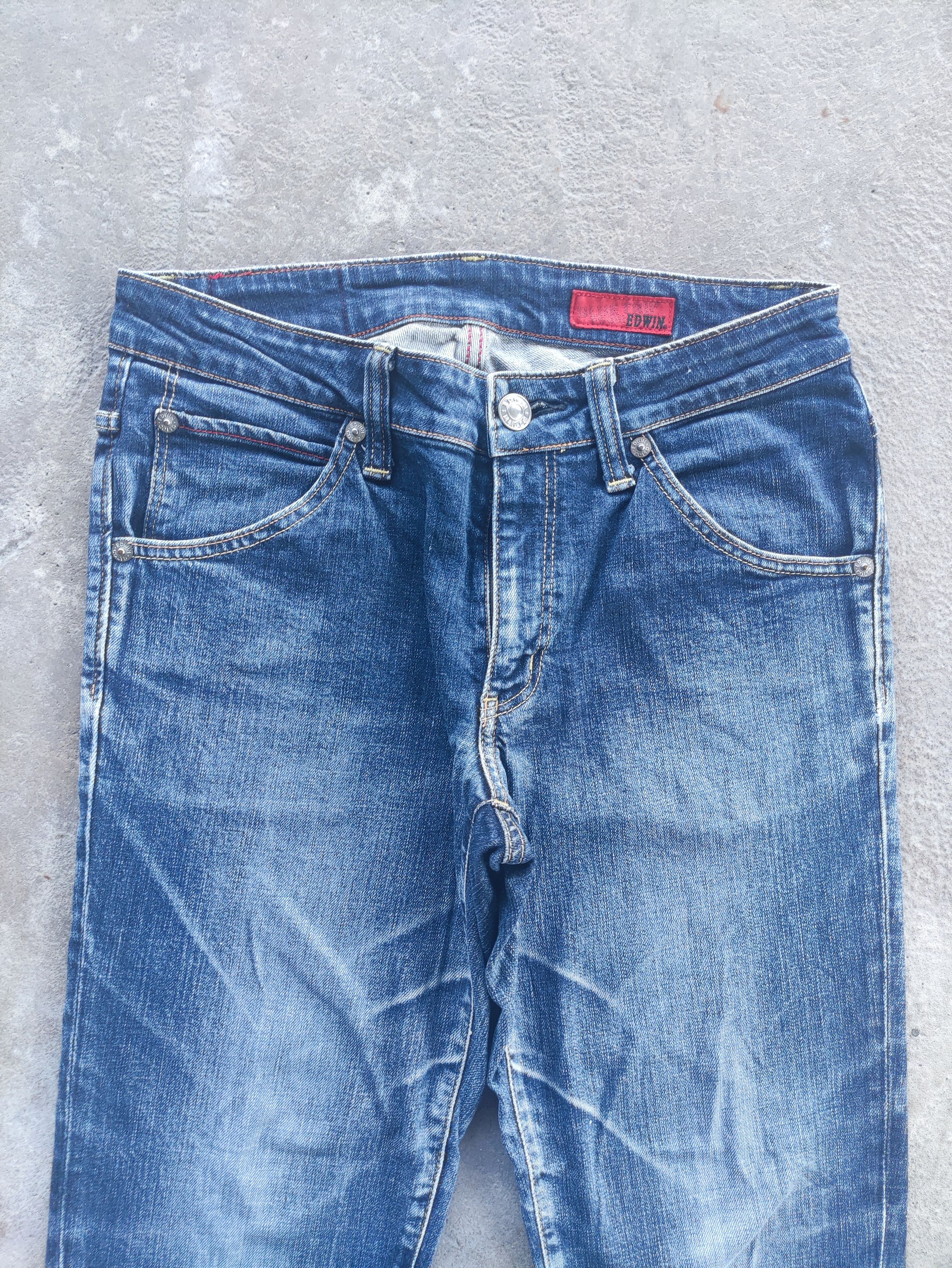 Edwin Vintage Edwin Brand Ripped Faded Denim Pants Size US 31 - 3 Thumbnail
