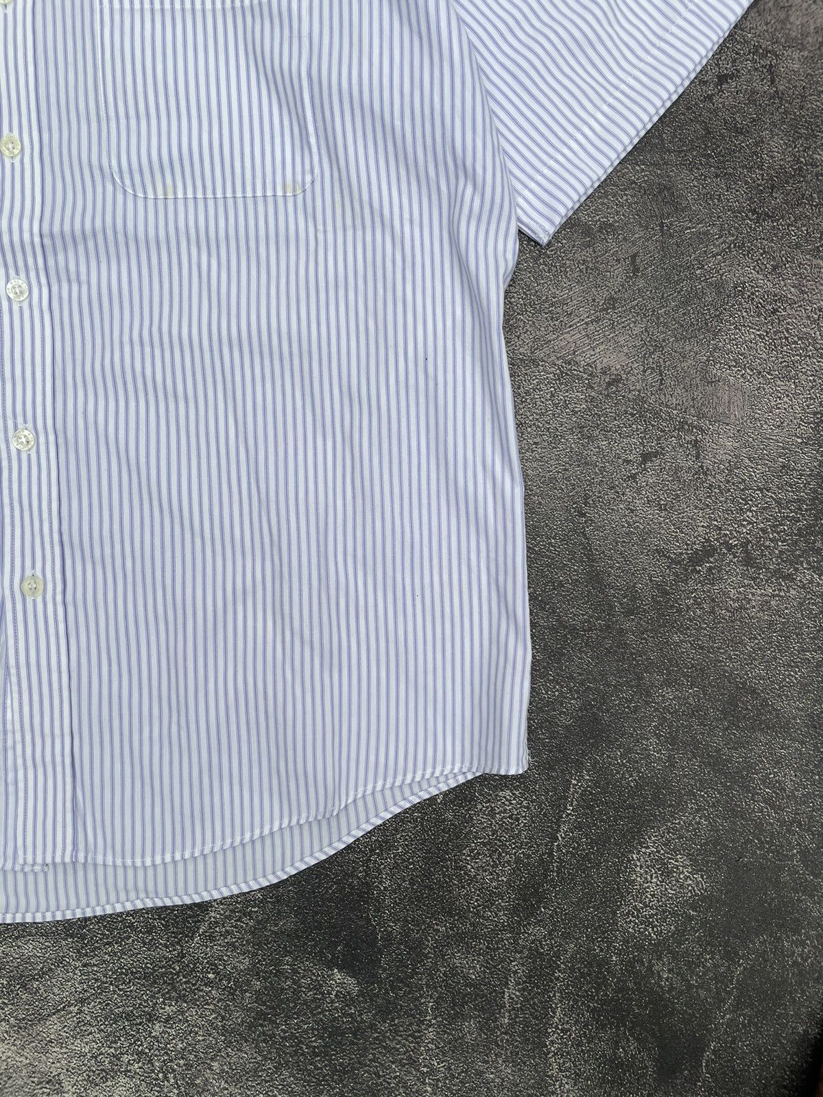 Balenciaga Balenciaga Striped Shirt Single Pocket Size US L / EU 52-54 / 3 - 4 Thumbnail