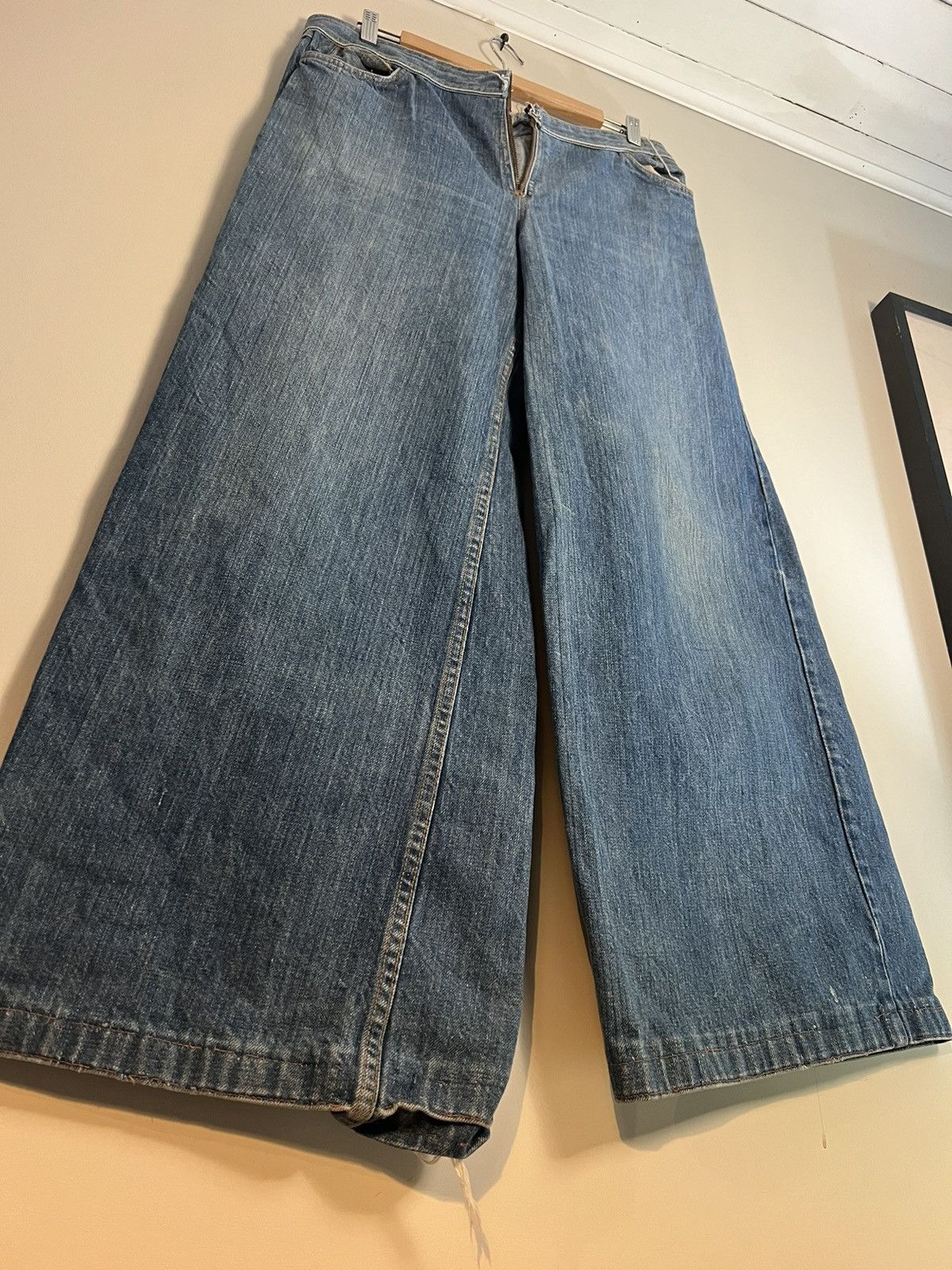 JNCO × Pelle Pelle × Southpole 🔥Ultra Baggy🔥 70s Jeans Size US 34 / EU 50 - 4 Thumbnail