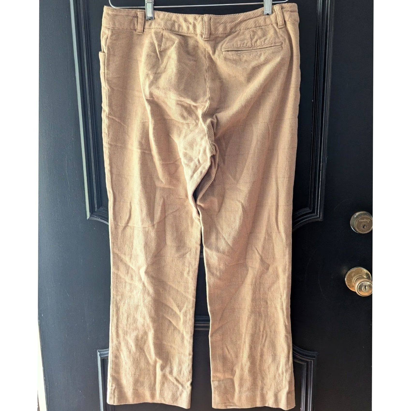 Ralph Lauren Lauren Ralph Lauren Adelle Straight Leg Pants Beige Womens 14 Houndstooth Size 36" / US 14 / IT 50 - 2 Thumbnail