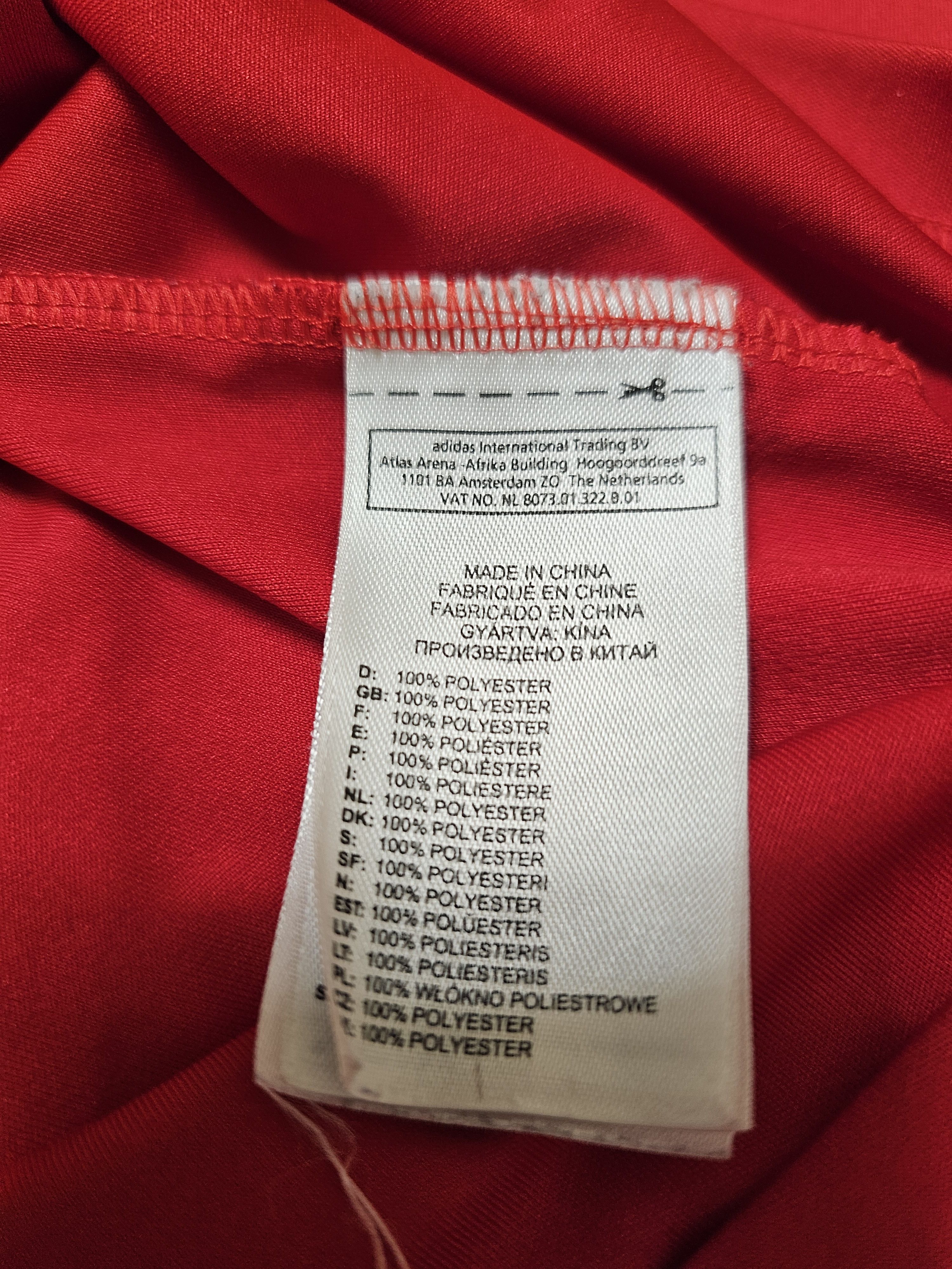 Adidas SPAIN 2010 2011 PLAYER VERSION FOOTBALL SHIRT SOCCER JERSEY Size US L / EU 52-54 / 3 - 8 Thumbnail
