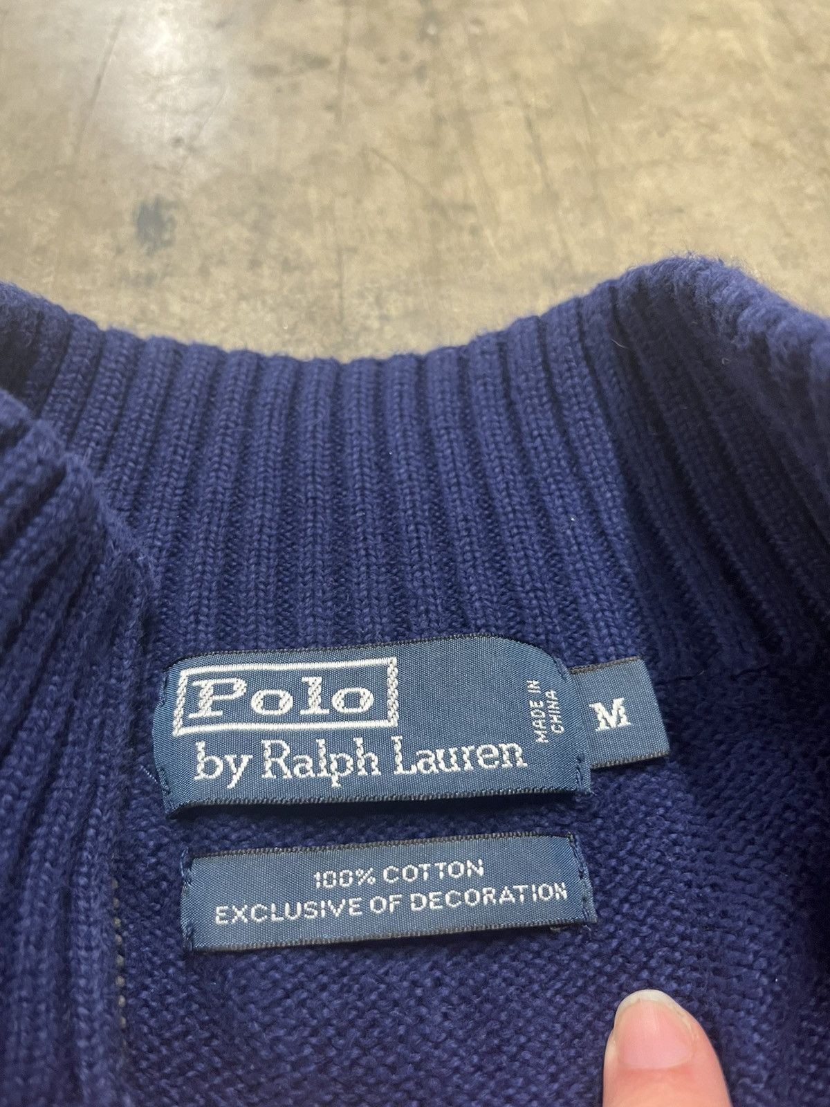 Polo Ralph Lauren × Vintage Polo Ralph Lauren vintage knit sweater pull over preppy Size US M / EU 48-50 / 2 - 8 Thumbnail