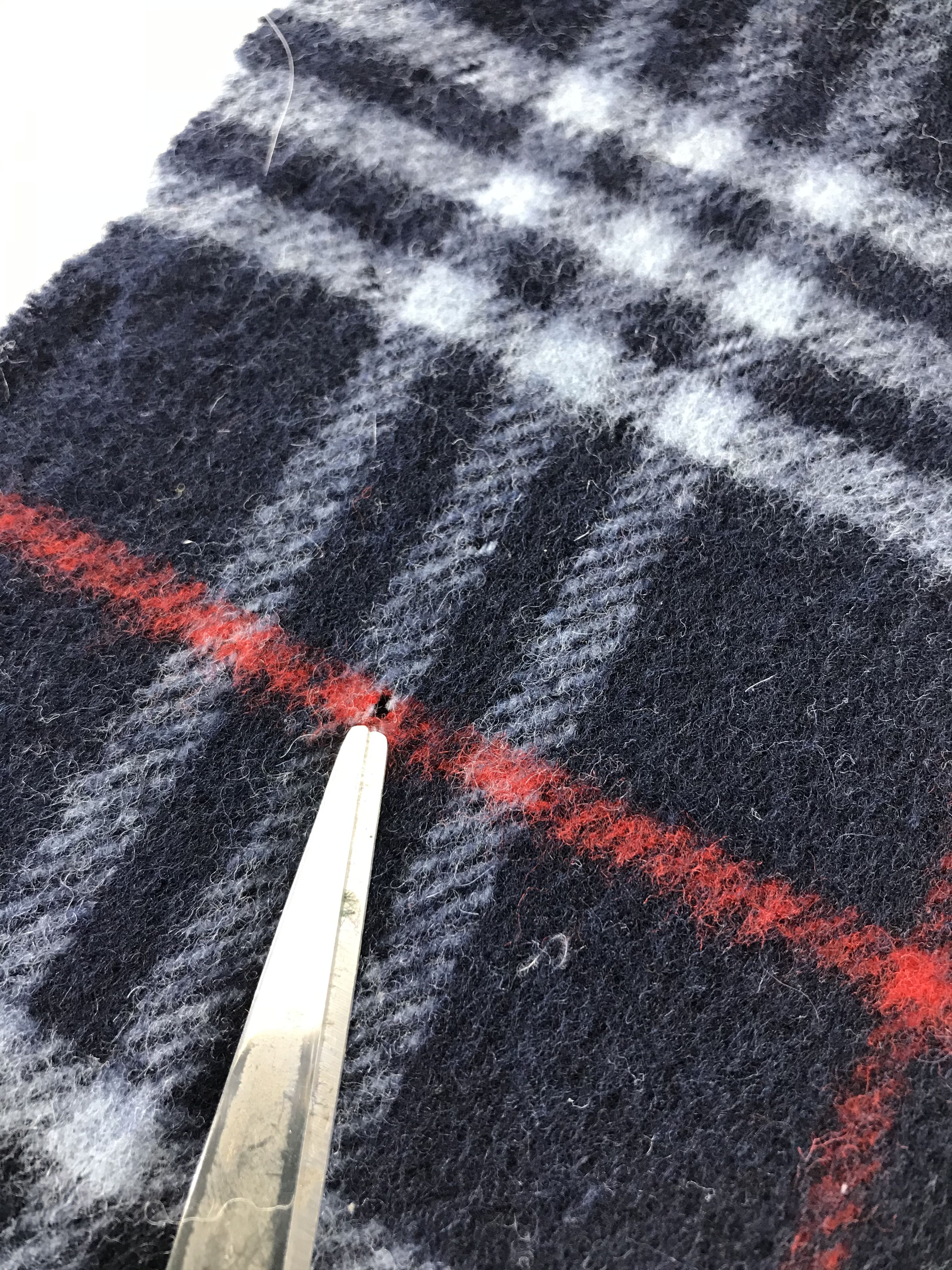 Burberry Burberry Blue Nova Check Wool Scarf Muffler V482 Size ONE SIZE - 17 Thumbnail