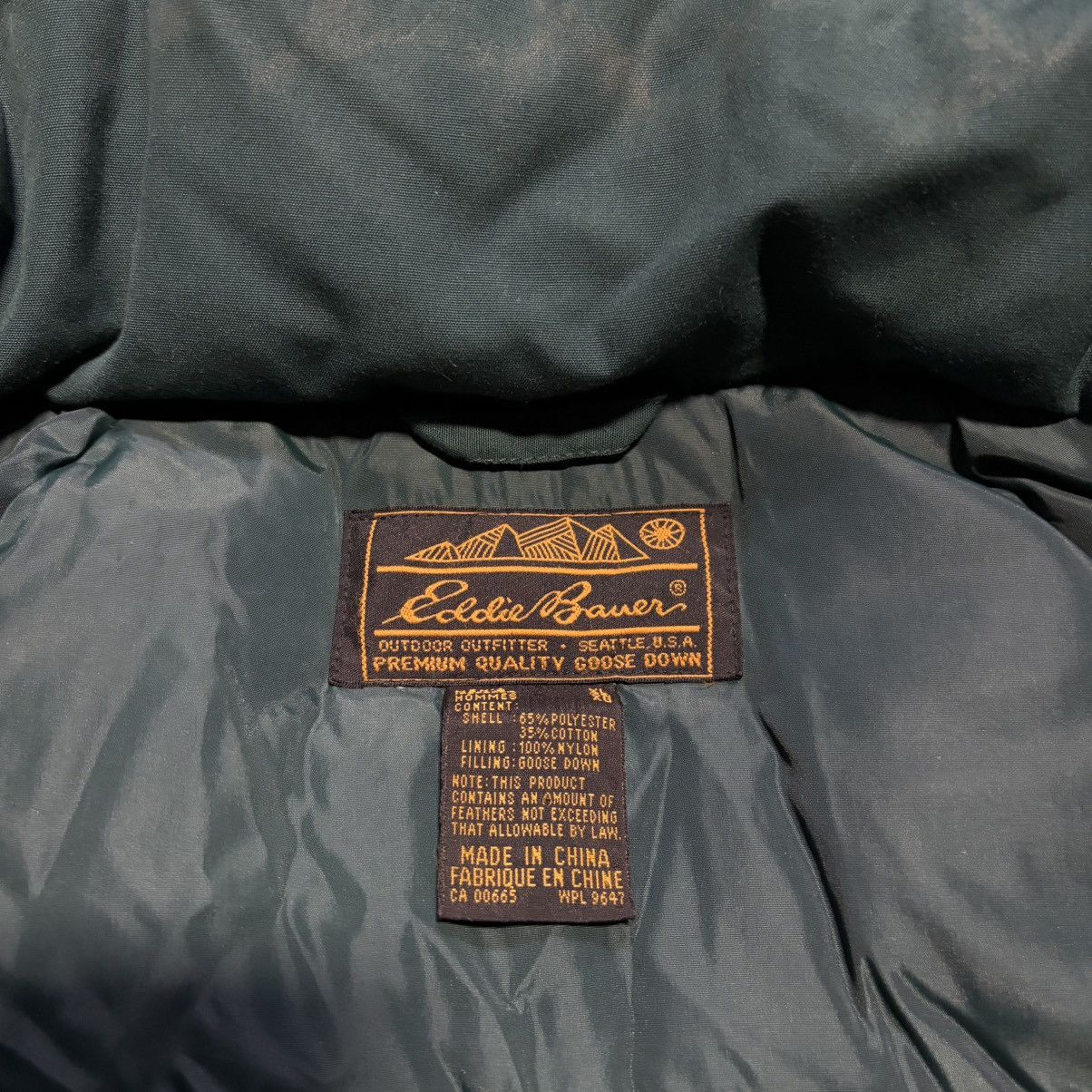 Eddie Bauer Vintage 90s Eddie Bauer Goose Down Puffer Jacket Parka Chore Size US XL / EU 56 / 4 - 10 Thumbnail