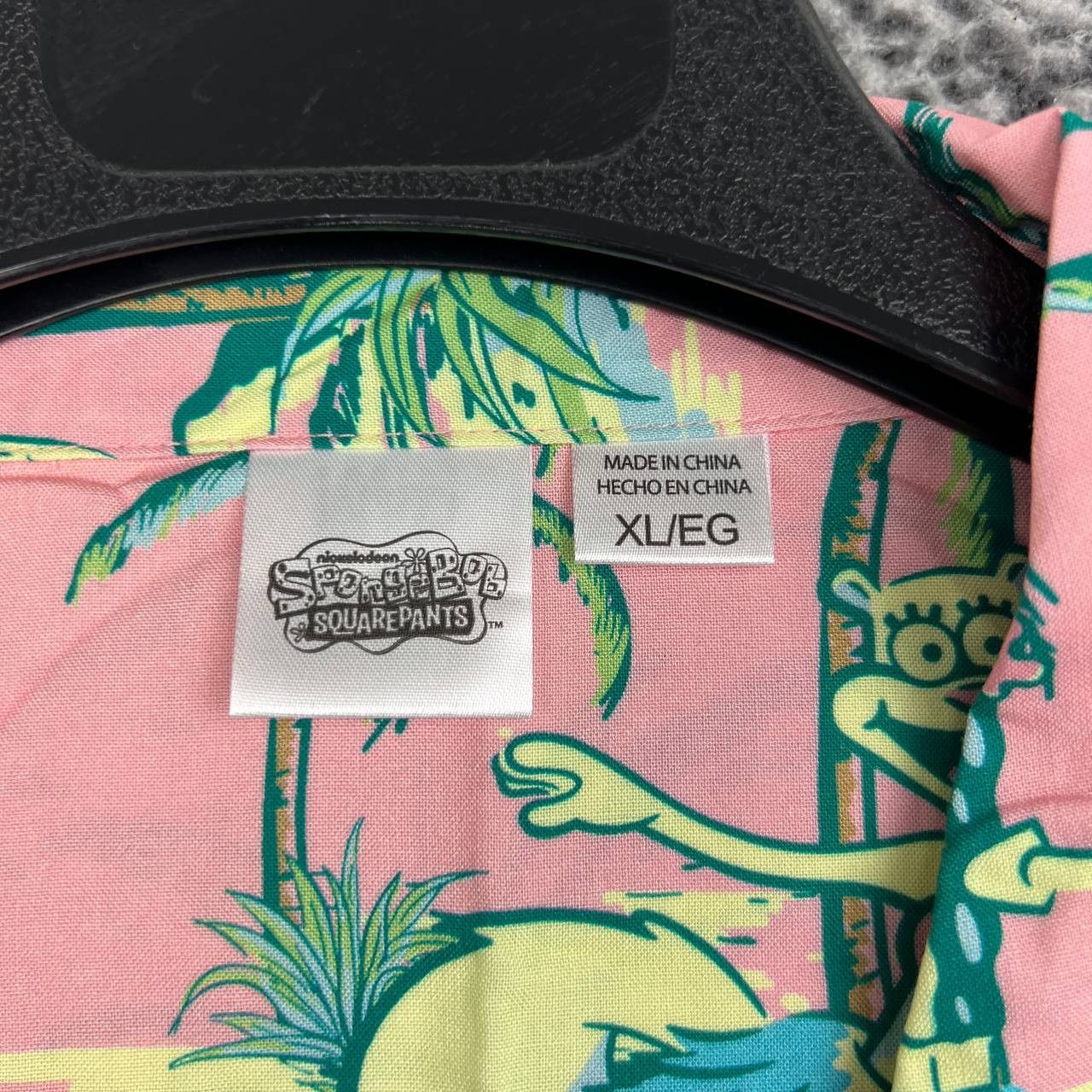Nickelodeon Nickelodeon SpongeBob SquarePants Men XL Hula Hawaiian Size US XL / EU 56 / 4 - 2 Thumbnail