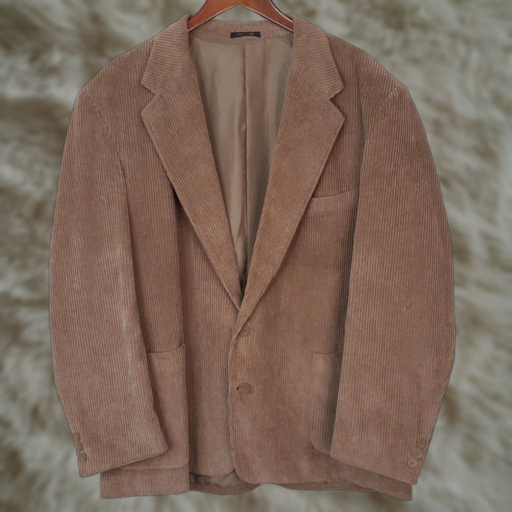 Members Only VINTAGE Members Only Corduroy Sport Coat Jacket Mens 48 Regular Brown Size US M / EU 48-50 / 2 - 1 Thumbnail