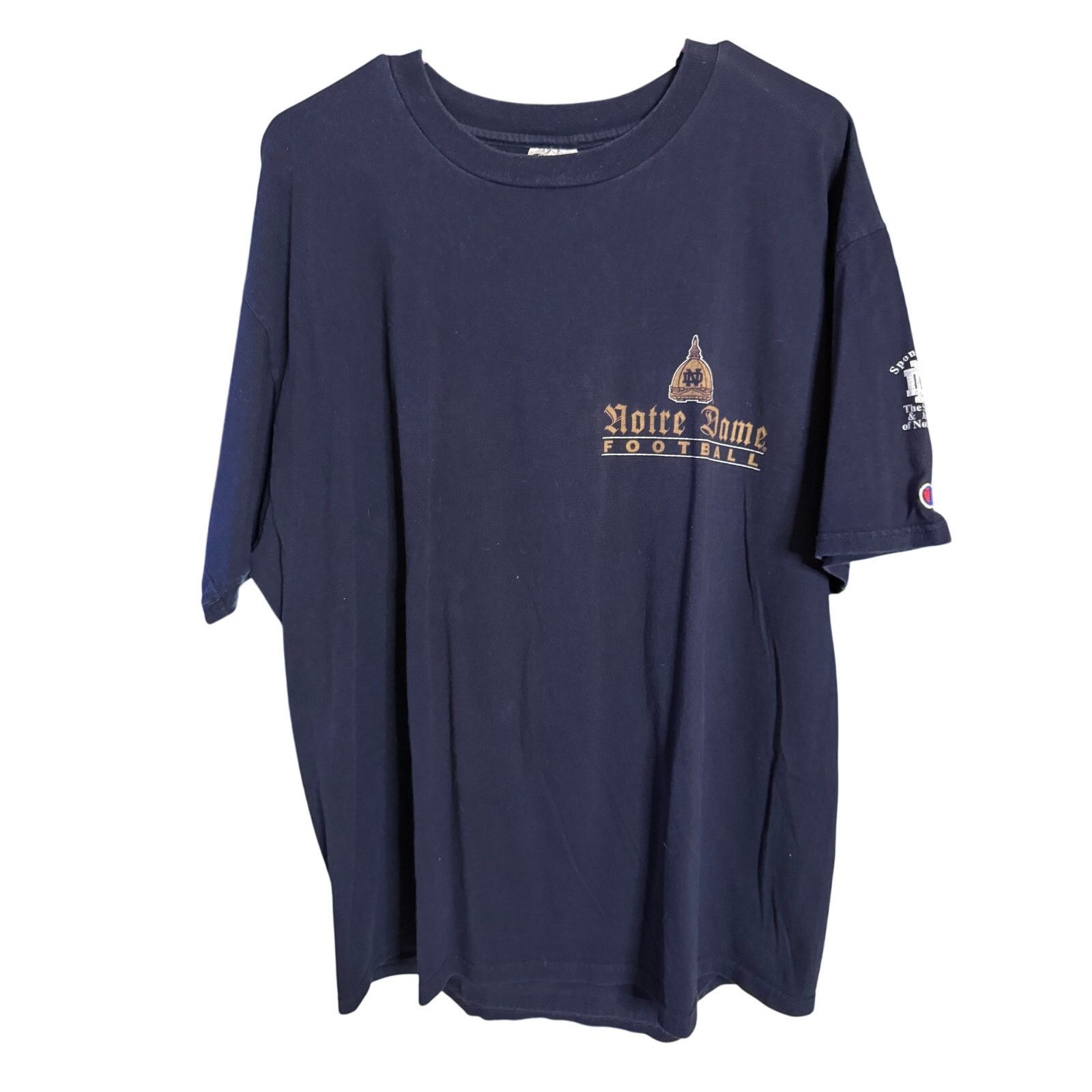 Champion Vintage Notre Dame Tee Size US XL / EU 56 / 4 - 1 Thumbnail