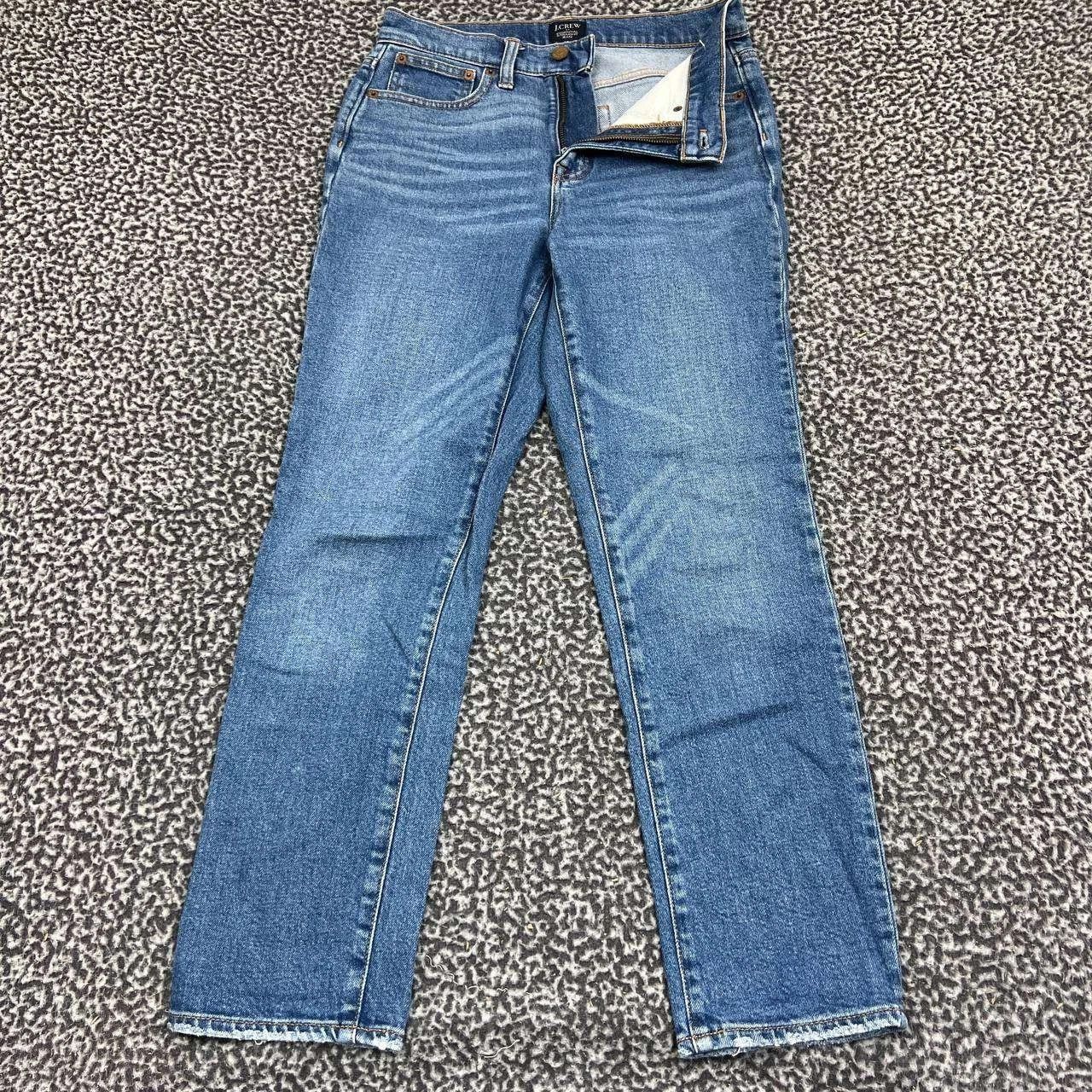 J.Crew J. Crew Essential Jeans Women 28x27 Straight Denim Pants Size 28" / US 6 / IT 42 - 1 Thumbnail