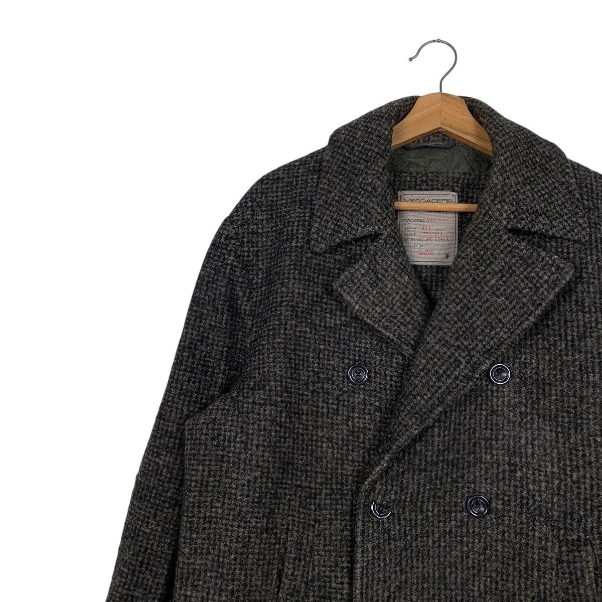 Messagerie Messagarie Herringbone Wool Jacket Size US M / EU 48-50 / 2 - 6 Thumbnail