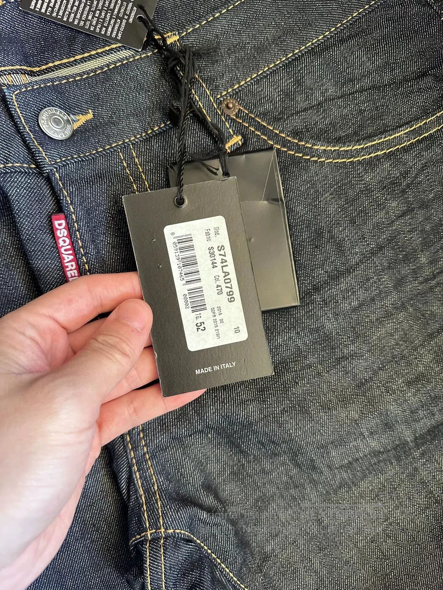 Dsquared2 DSquared2 Straight Leg Jeans Size 52. Size US 34 / EU 50 - 3 Thumbnail