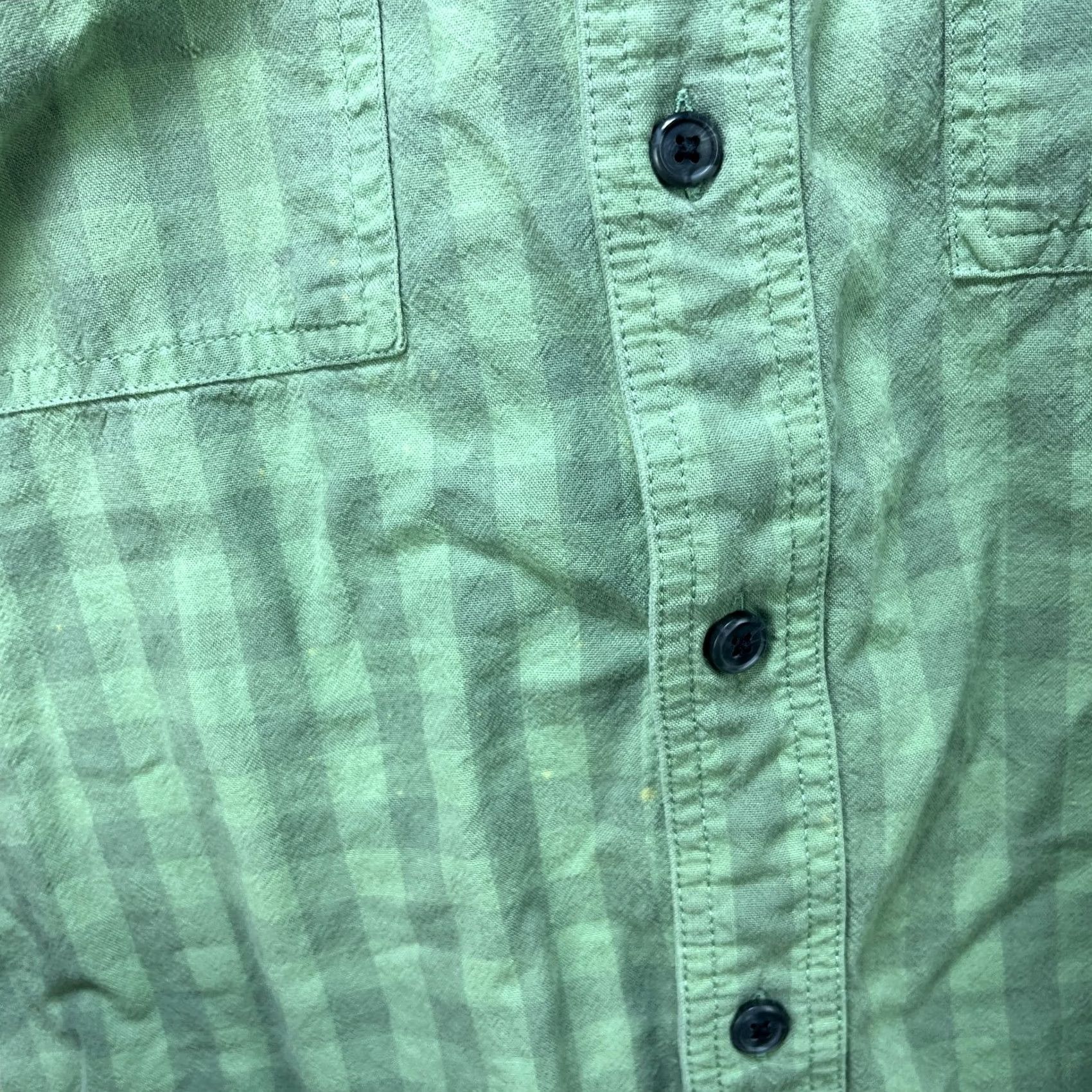 Carhartt Carhartt Short Sleeve Button Up Shirt Large - Vibrant Green Plaid Size US L / EU 52-54 / 3 - 5 Thumbnail
