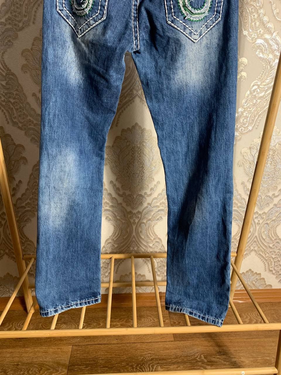 True Religion VINTAGE TRUE RELIGION DENIM JEANS DESIGNER RETRO Y2K 90s USA Size US 32 / EU 48 - 11 Thumbnail