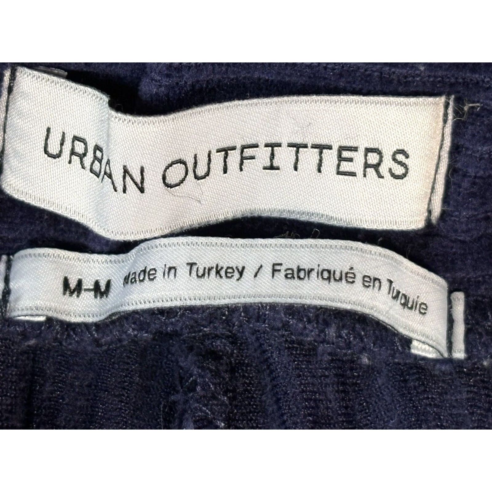 Urban Outfitters VINTAGE? Urban Outfitters Cassidy Velvet Ribbed Kick Flare Pants Size Medium Women Blue Velvet Ribbed Flare M Size 32" / US 10 / IT 46 - 5 Thumbnail