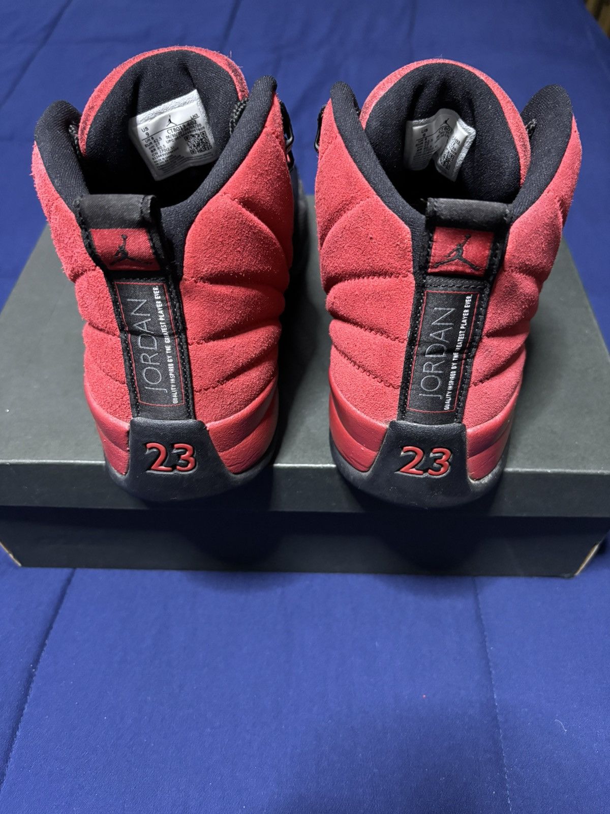 Jordan Brand Jordan 12 Retro Reverse Flu Game 2020 Size 9 Size US 9 / EU 42 - 4 Thumbnail