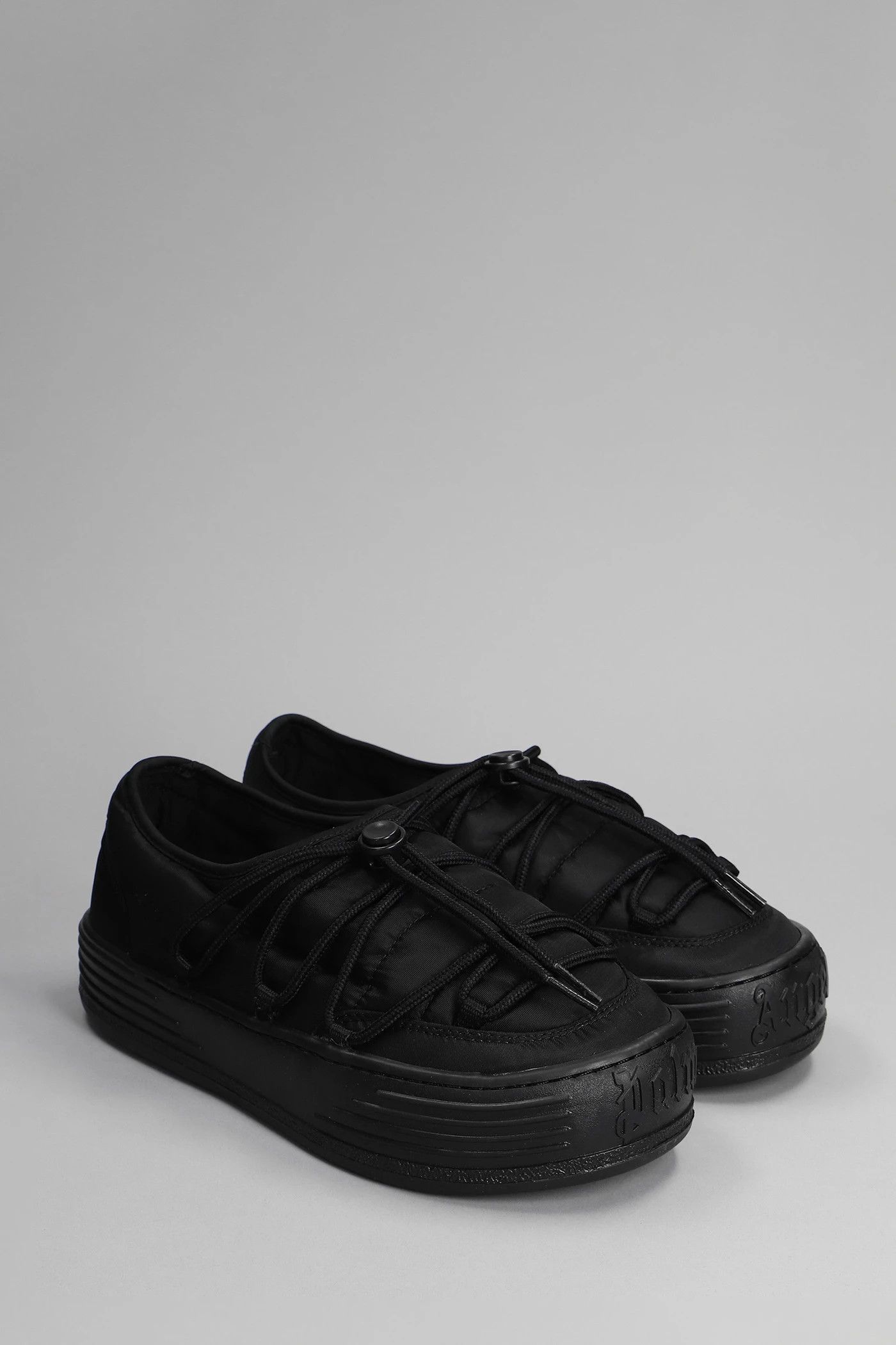 Palm Angels o1y0325 Low-Top Sneakers in Black Size US 8 / EU 41 - 2 Thumbnail