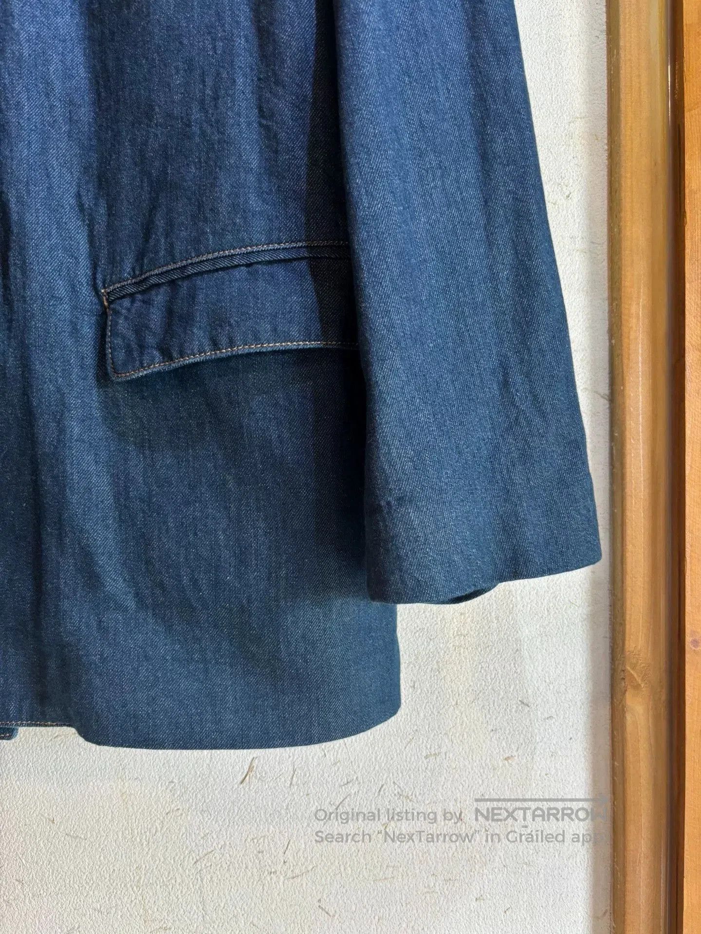 Lemaire Lemaire Padded Shoulder Denim Blazer. Size US M / EU 48-50 / 2 - 5 Thumbnail