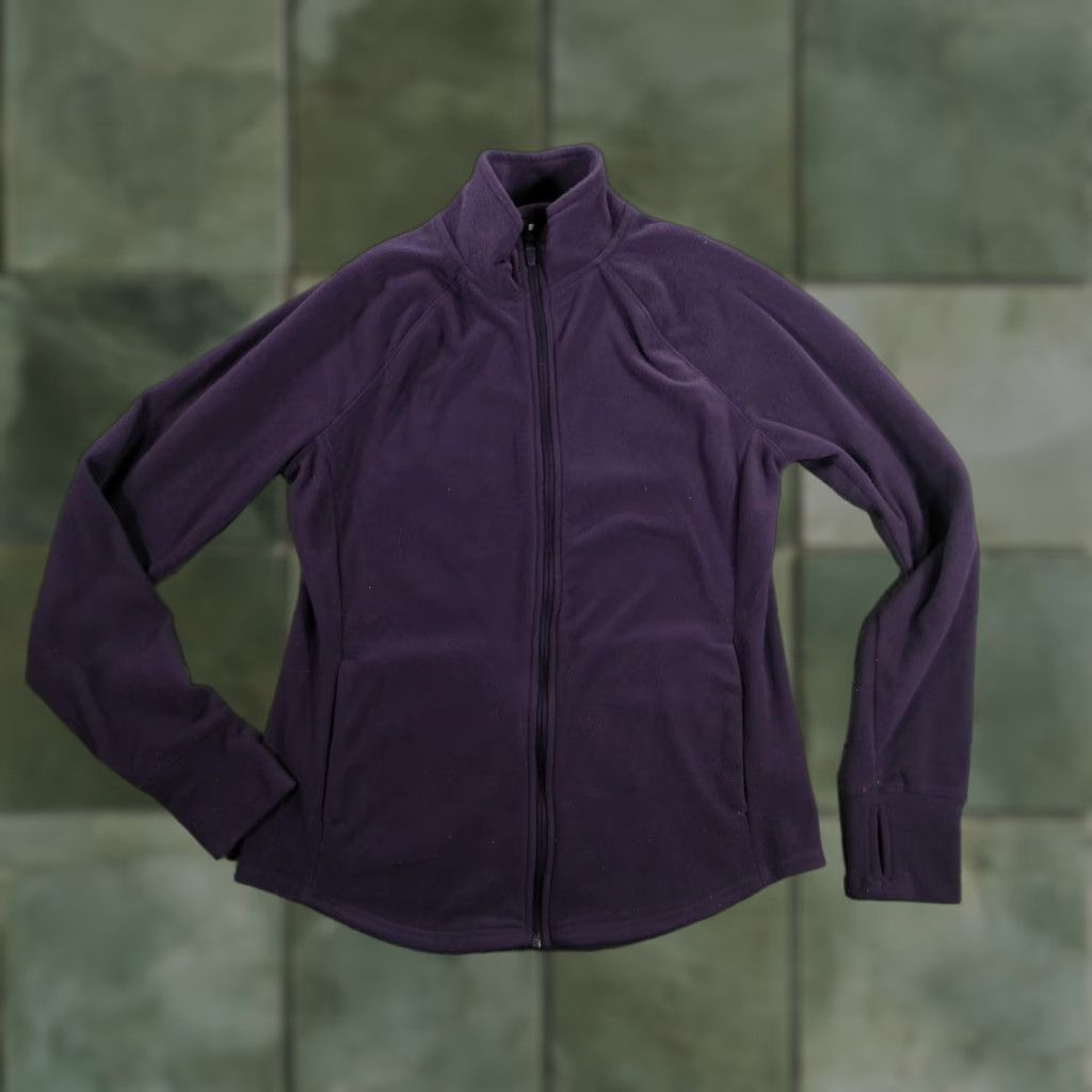 Old Navy Old Navy Jacket Womens Medium Purple Fleece Activewear Layering Cozy Lightweight Size M / US 6-8 / IT 42-44 - 1 Thumbnail