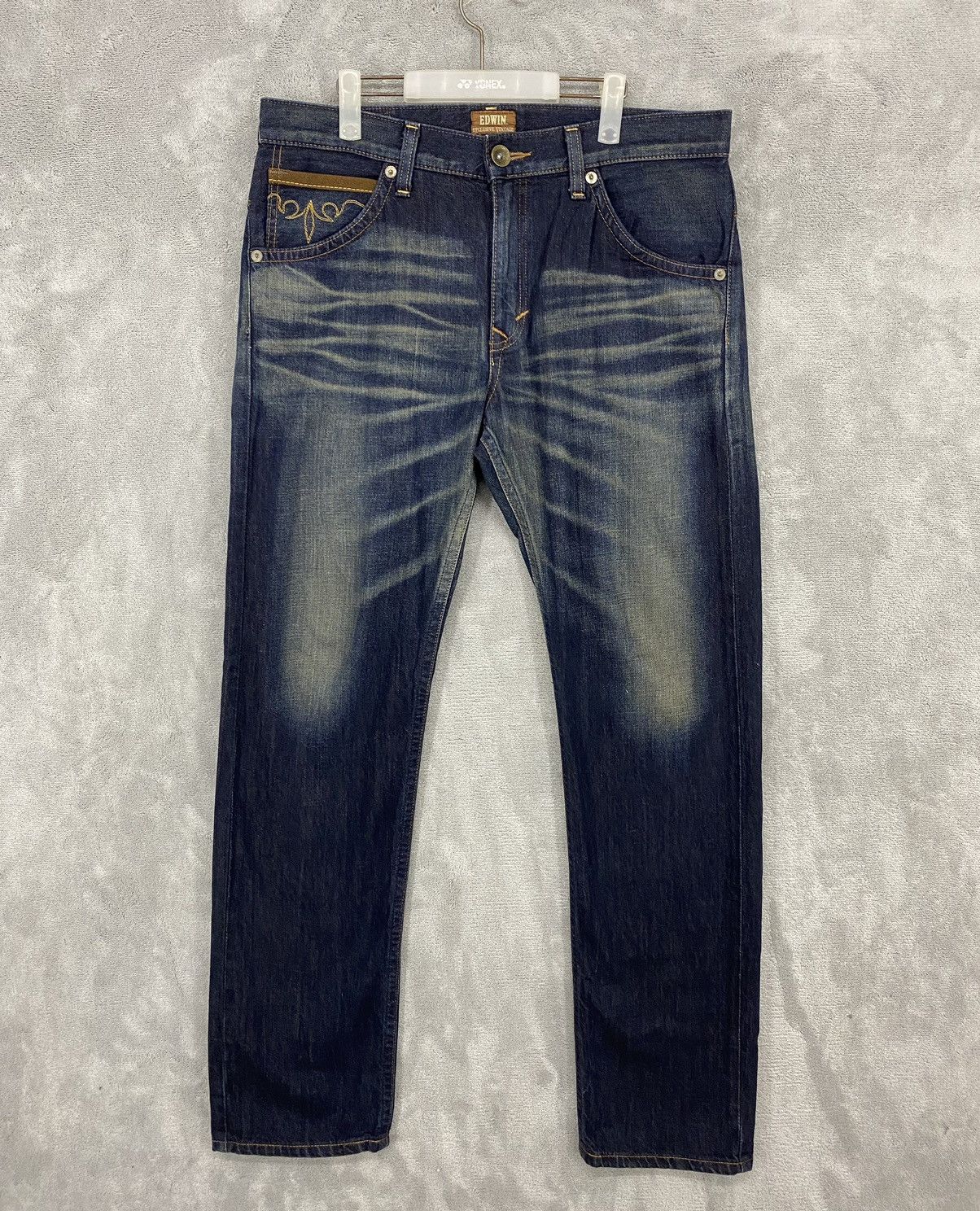 Hysteric Glamour × Japanese Brand × Vintage Vintage Edwin Exclusive Rare Flare Jeans Size US 34 / EU 50 - 2 Thumbnail