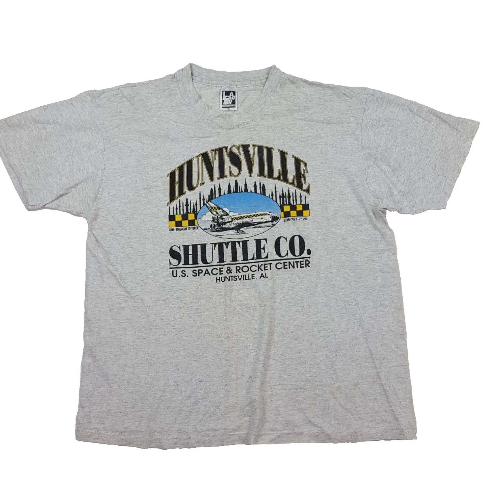 NASA Vintage 90s Space Shuttle NASA Men's Size XL USA Made Gray T Shirt Size US XL / EU 56 / 4 - 2 Thumbnail