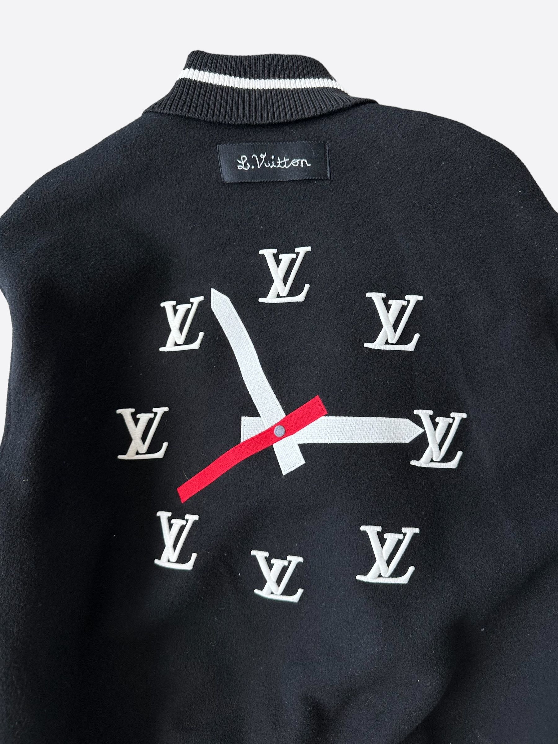Louis Vuitton Louis Vuitton Black & White Puppet Varsity Size US XL / EU 56 / 4 - 4 Thumbnail