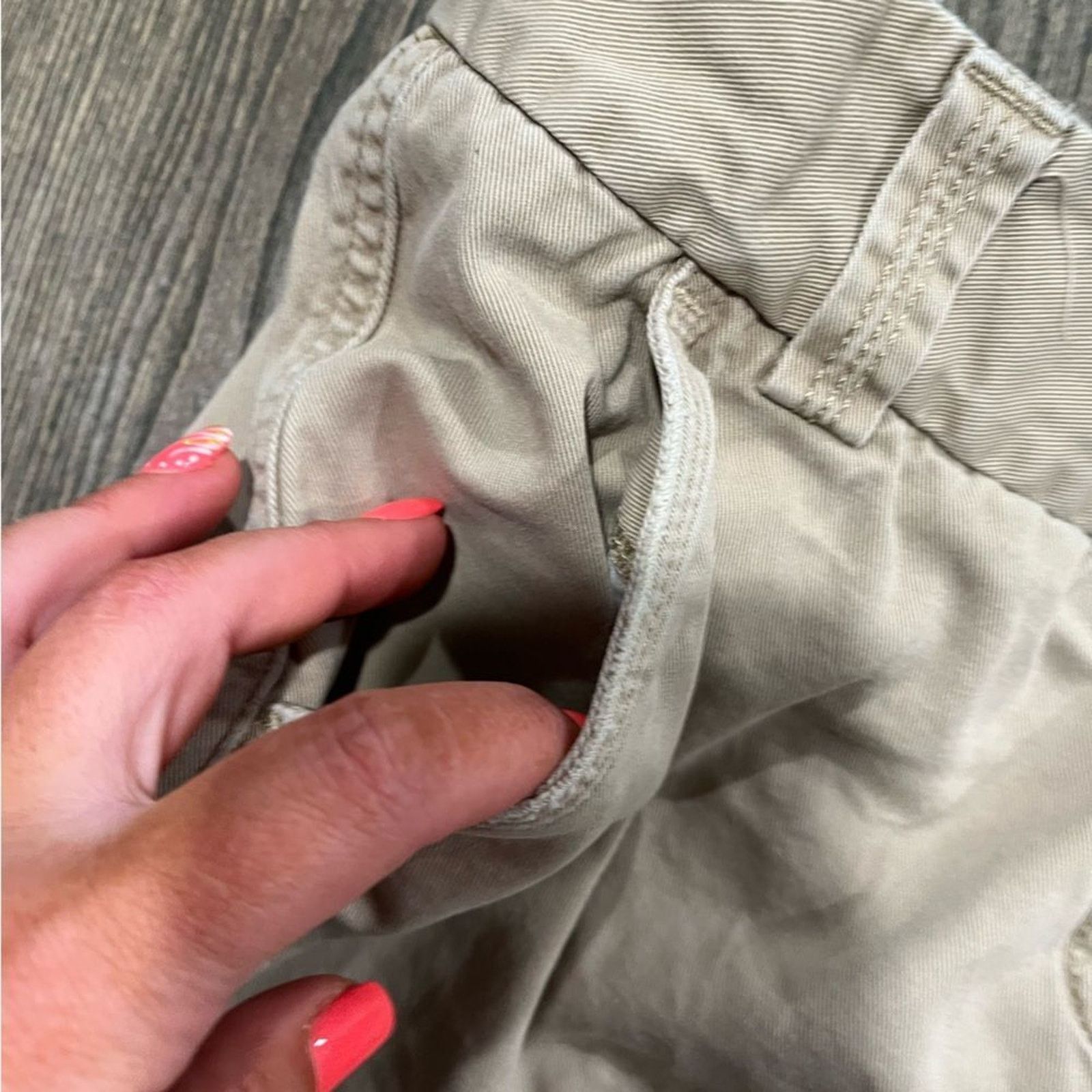 Vintage J.Crew Classic Twill Chino 5'' Shorts City Fit Low-Rise Sz 8 Size 30" / US 8 / IT 44 - 2 Thumbnail