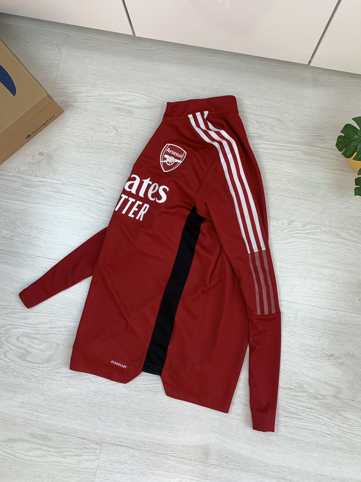 Adidas Adidas FC Arsenal 2021-2022 Half-Zip Training Jacket Size S Size US S / EU 44-46 / 1 - 8 Thumbnail