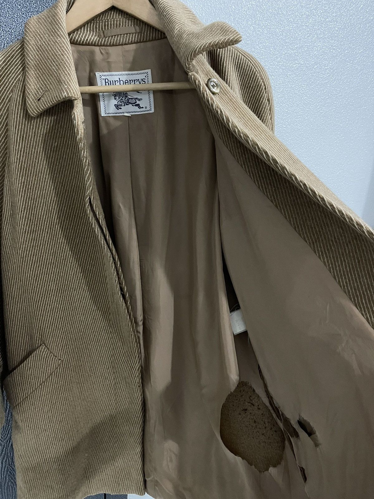 Burberry Vintage Burberry Long Wool Jacket Size M / US 6-8 / IT 42-44 - 9 Thumbnail