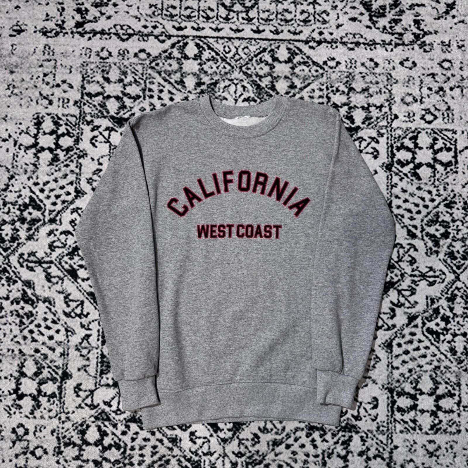 Vintage Vintage Gray Cotton Crewneck Size S California West Coast Size US S / EU 44-46 / 1 - 1 Thumbnail