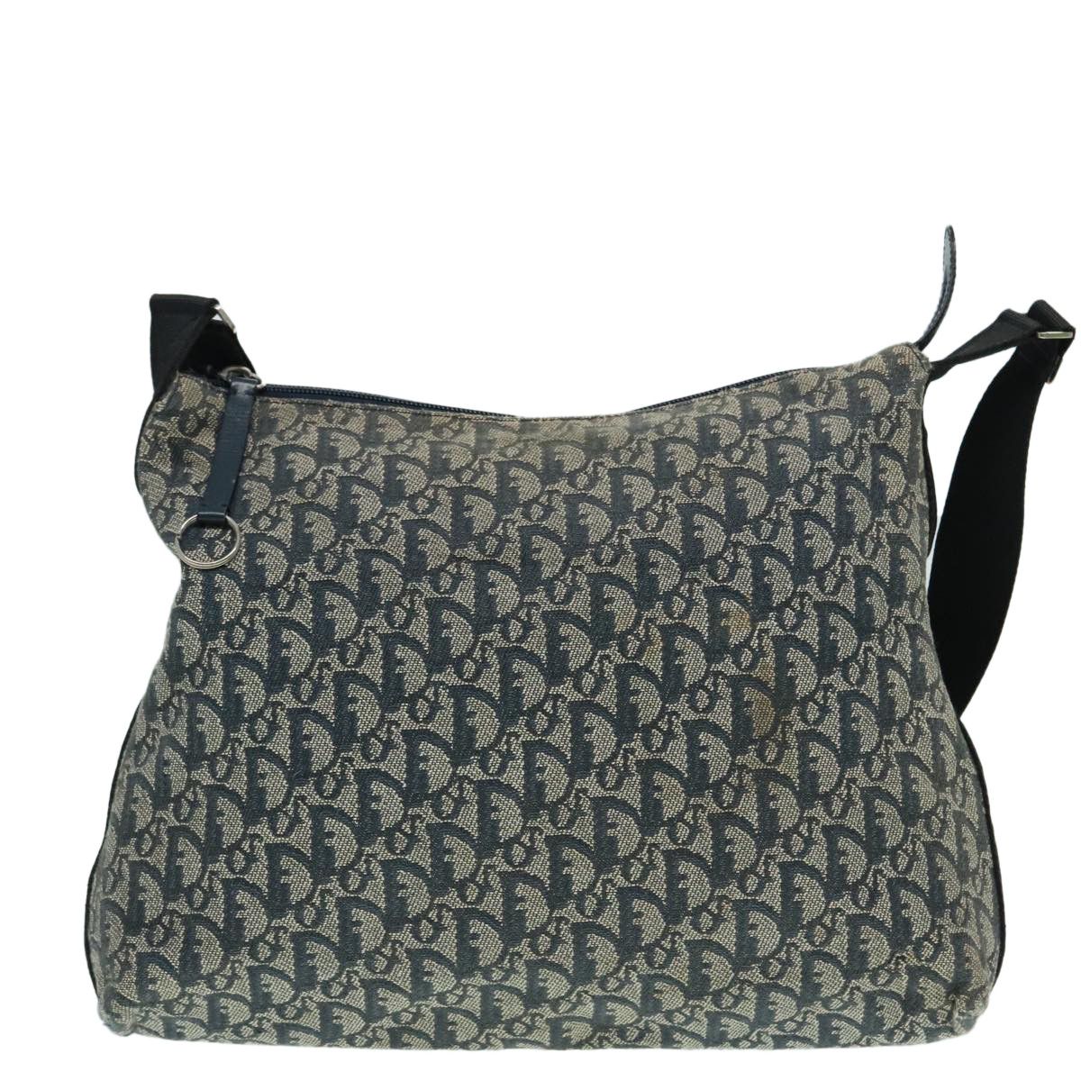 Dior Navy Canvas Shoulder Bag (Pre-Owned) Size ONE SIZE - 1 Thumbnail