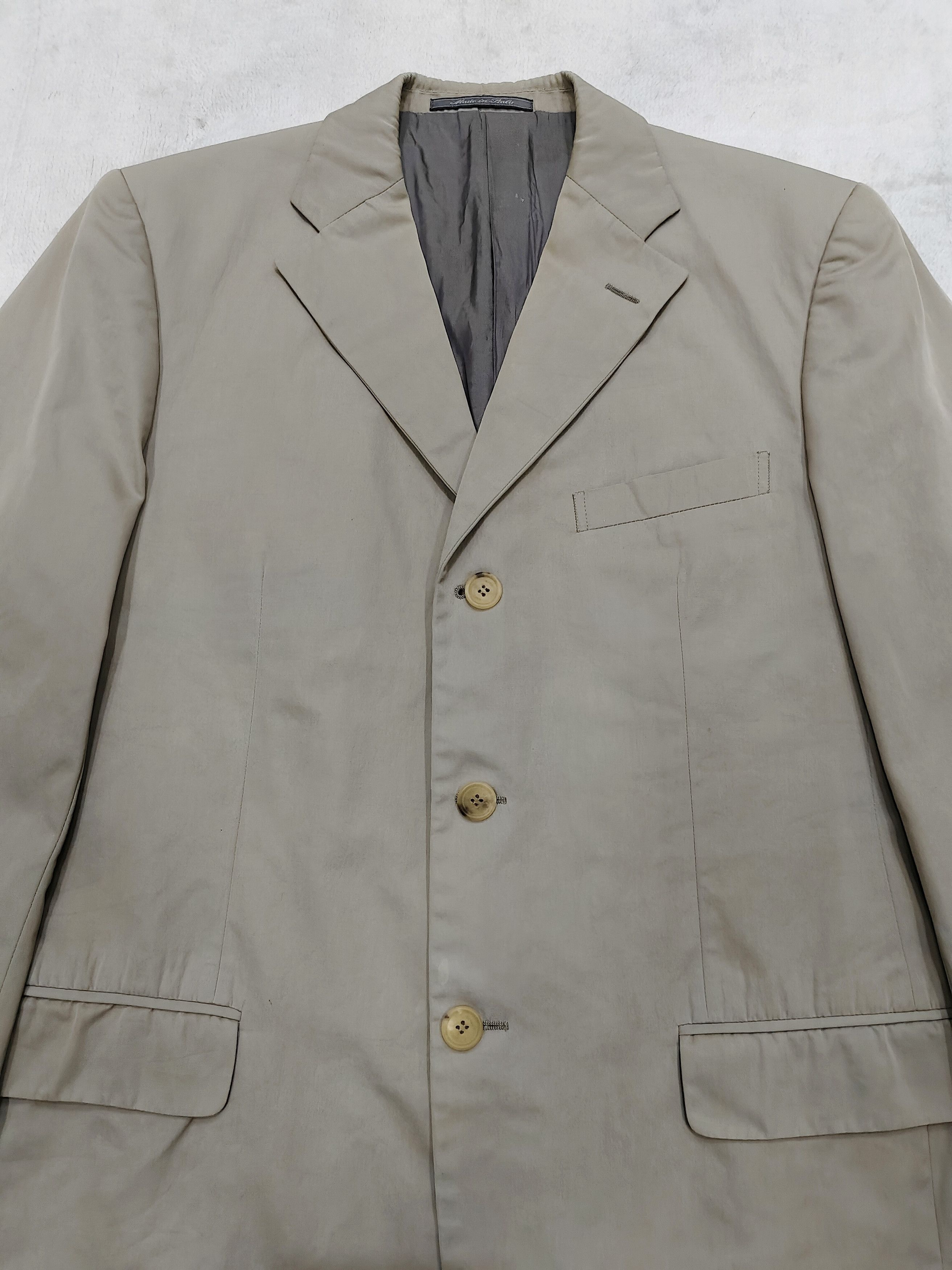 Gucci 90s Gucci- Italian Archive Minimalism Tailored Blazer Size US M / EU 48-50 / 2 - 2 Thumbnail