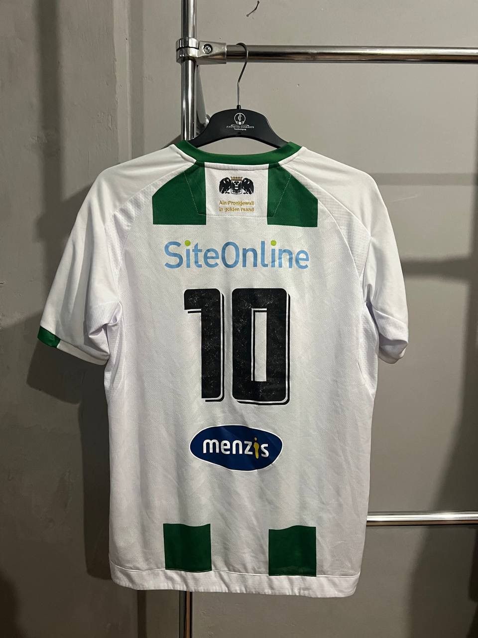 Sports Specialties SPECIAL 2021 FC GRONINGEN #10 MATCH WORN SOCCER JERSEY ROBEY Size US XL / EU 56 / 4 - 3 Thumbnail