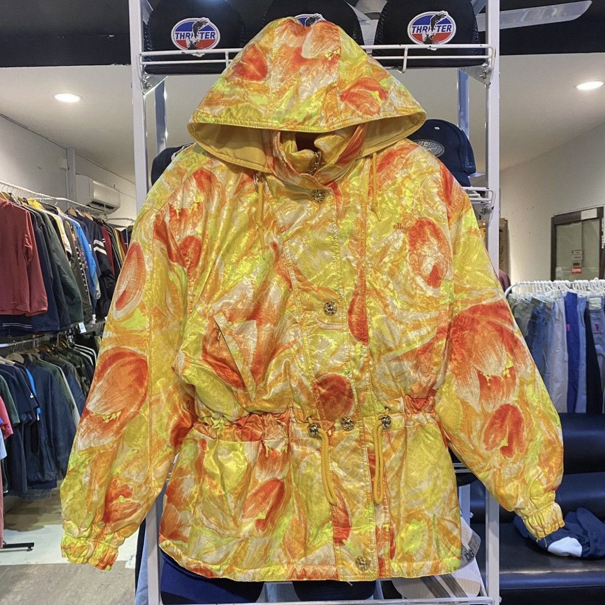 Ellesse × Vintage Vintage ELLESSE Japan Made Goldwin Ski Jacket Orange/Yellow Size L / US 10 / IT 46 - 1 Thumbnail