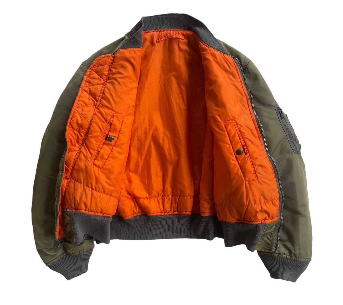 Alpha Industries Vintage Alpha Industries MA-1 Bomber Jacket Size US XL / EU 56 / 4 - 6 Thumbnail