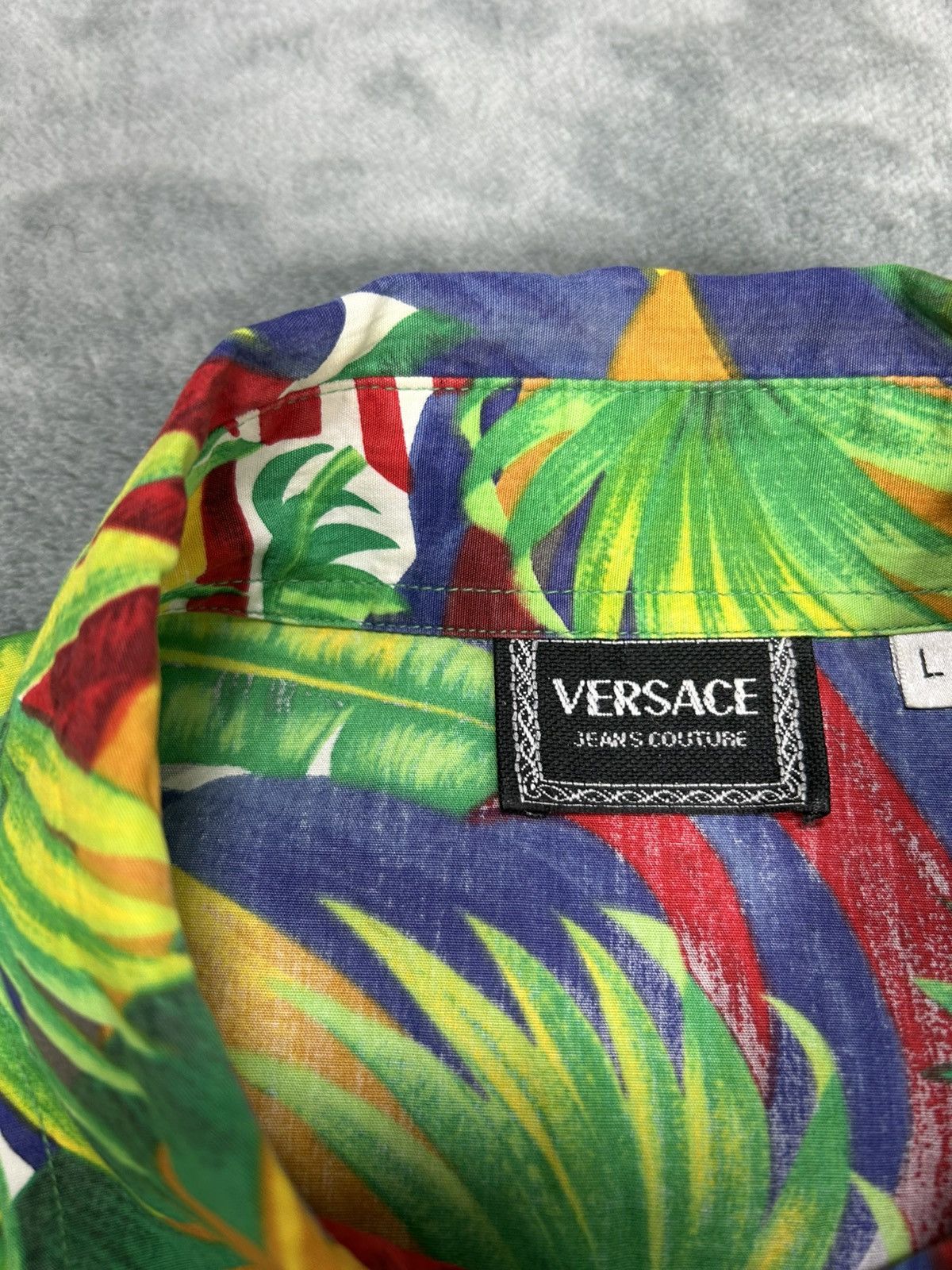 Versace Jeans Couture Vintage Versace Jeans Couture Aloha Shirt Size US L / EU 52-54 / 3 - 9 Thumbnail