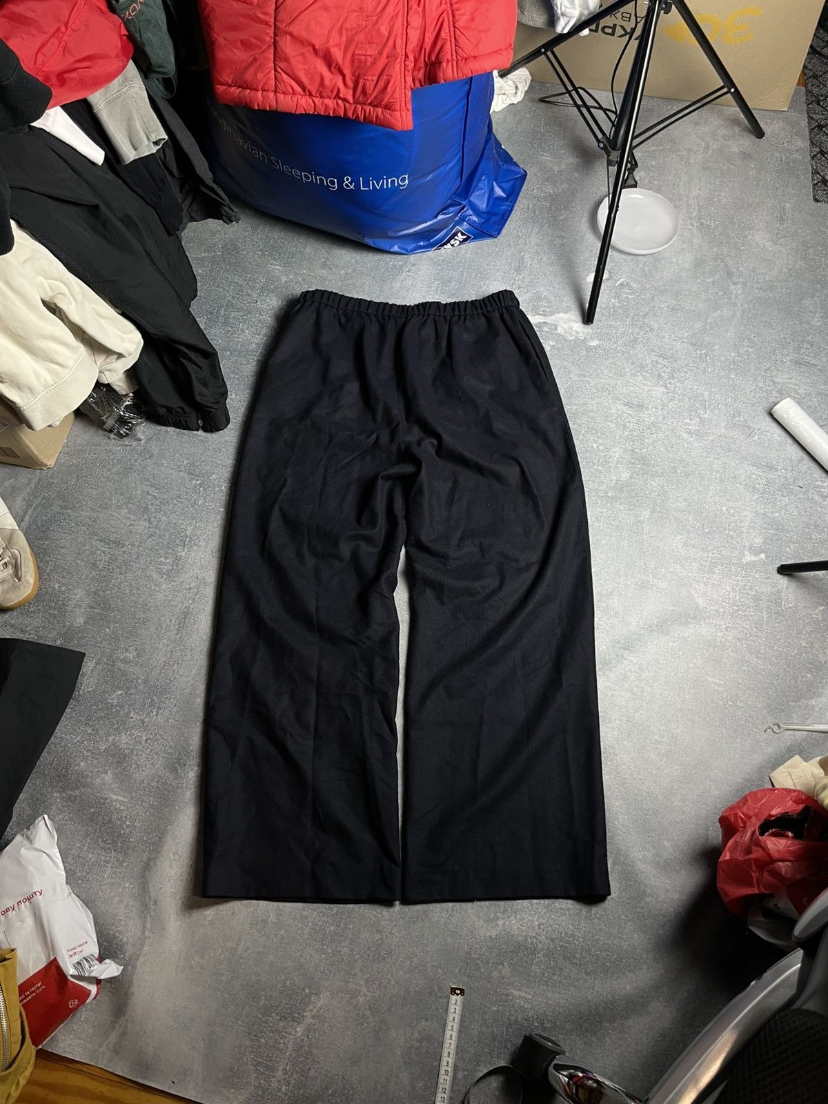 Aspesi Wide leg Aspesi wool pants / pantalon Size US 32 / EU 48 - 2 Thumbnail