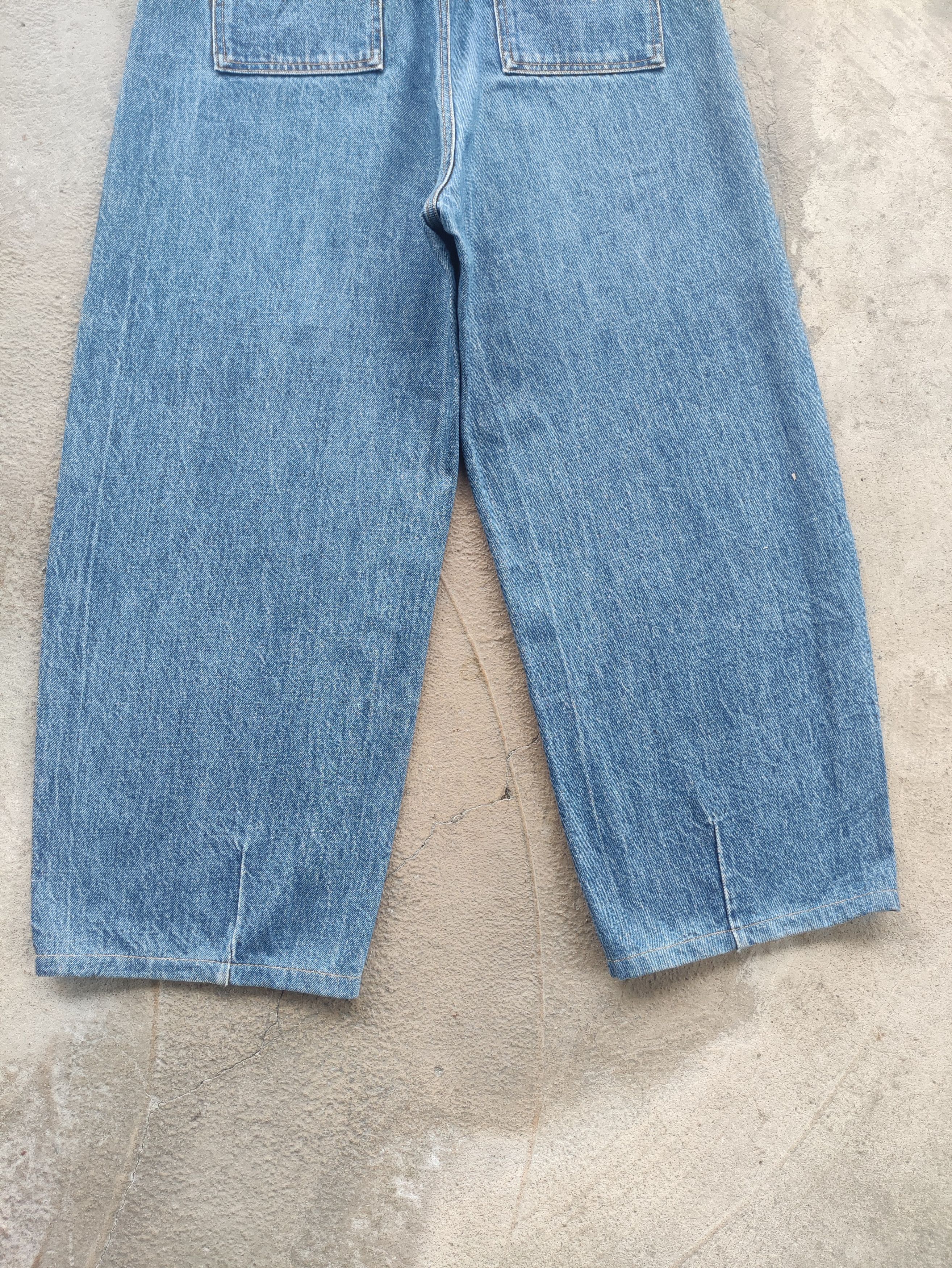 Japanese Brand Vintage Japanese Baggy Jean Distressed Faded Denim Size US 28 / EU 44 - 9 Thumbnail