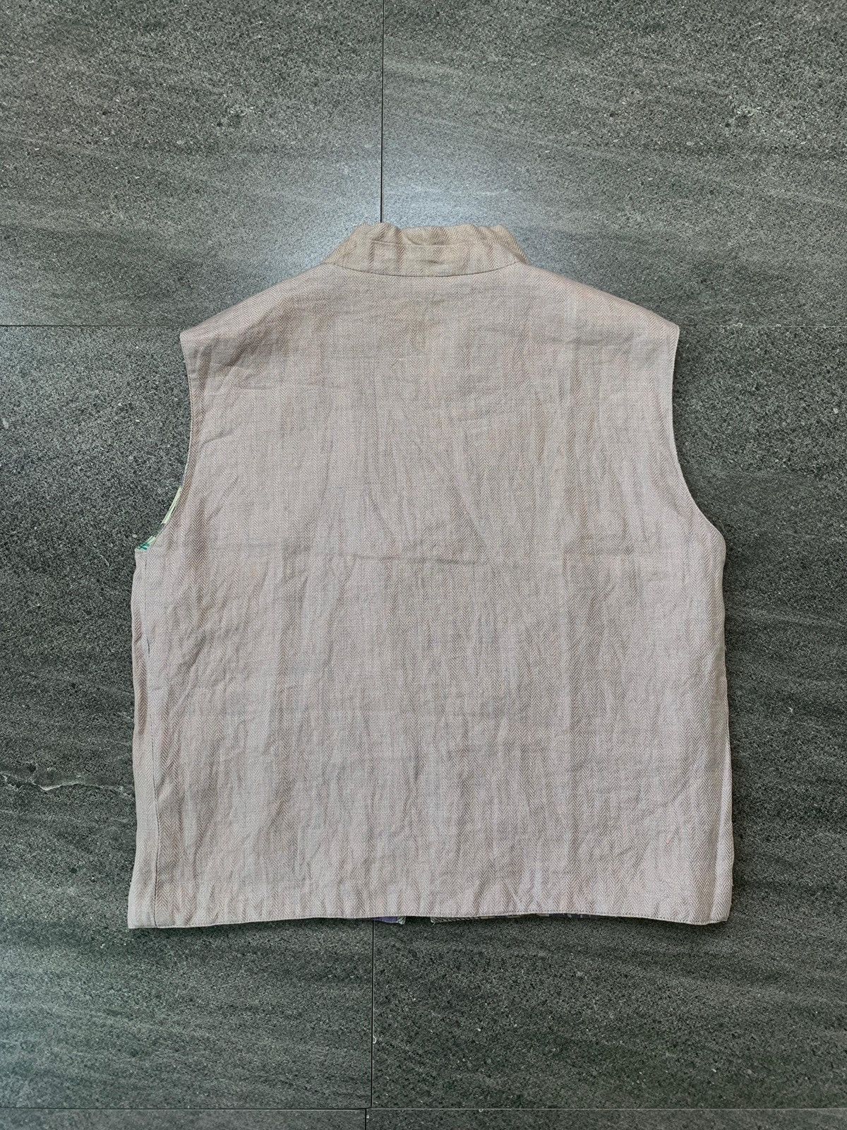 Hermes FREE TAX! Rare 90s Varangues Reversible Silk Vest Size L / US 10 / IT 46 - 9 Thumbnail